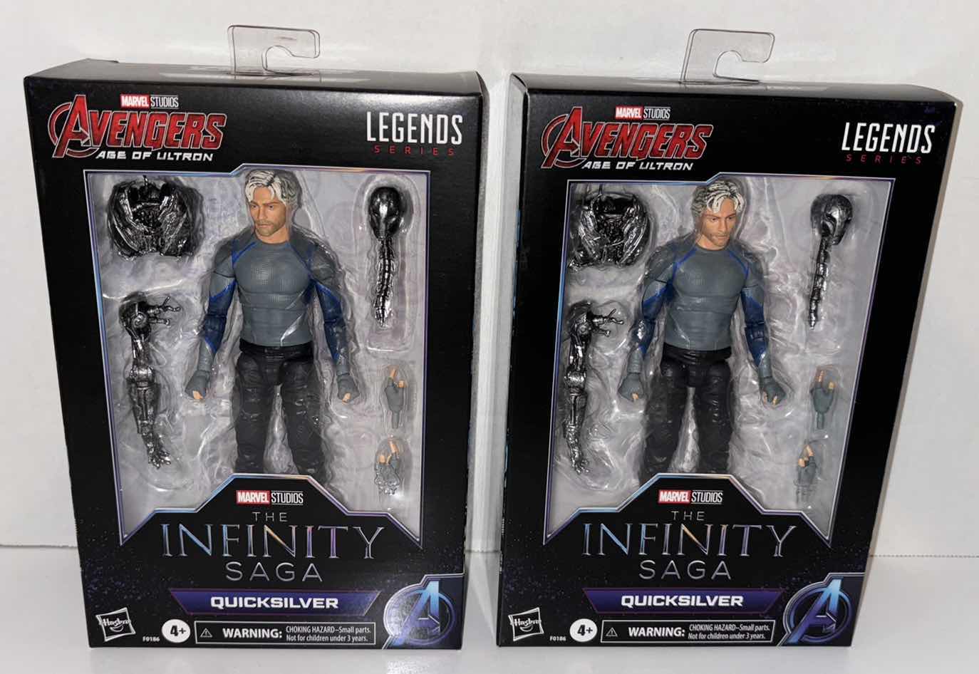 Photo 1 of NEW 2-PACK MARVEL STUDIOS AVENGERS AGE OF ULTRON LEGENDS SERIES ACTION FIGURE & ACCESSORIES, THE INFINITY SAGA “QUICKSILVER”