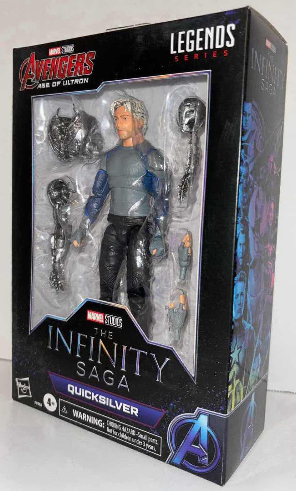 Photo 2 of NEW MARVEL STUDIOS AVENGERS AGE OF ULTRON LEGENDS SERIES ACTION FIGURE & ACCESSORIES, THE INFINITY SAGA “QUICKSILVER” (1)