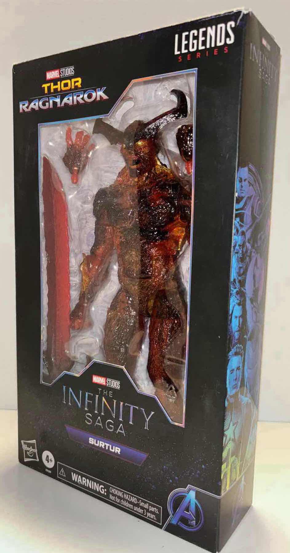 Photo 2 of MARVEL STUDIOS THOR RAGNAROK LEGENDS SERIES 12” ACTION FIGURE & ACCESSORIES, THE INFINITY SAGA “SURTUR” (1) **NO RETURNS** SEE NOTES!!