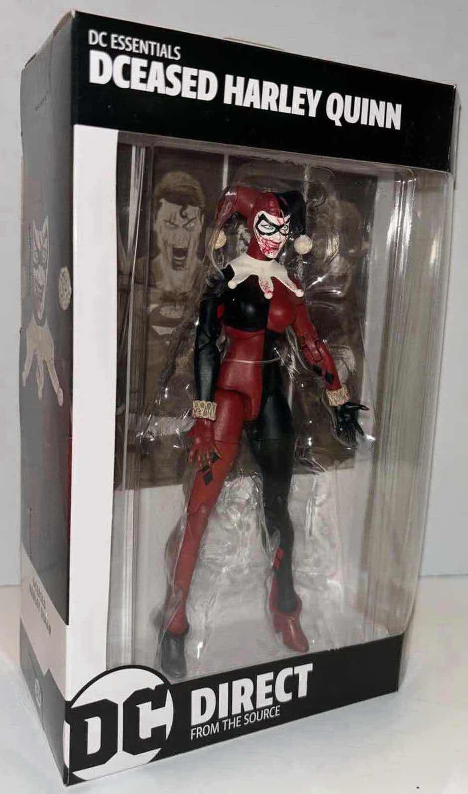 Photo 1 of NEW DC DIRECT DC ESSENTIALS ACTION FIGURE, #33“DCEASED HARLEY QUINN” (1)