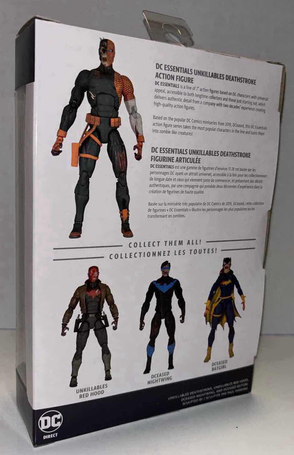 Photo 3 of NEW DC DIRECT DC ESSENTIALS ACTION FIGURE, #35 “UNKILLABLES DEATHSTROKE” (1)