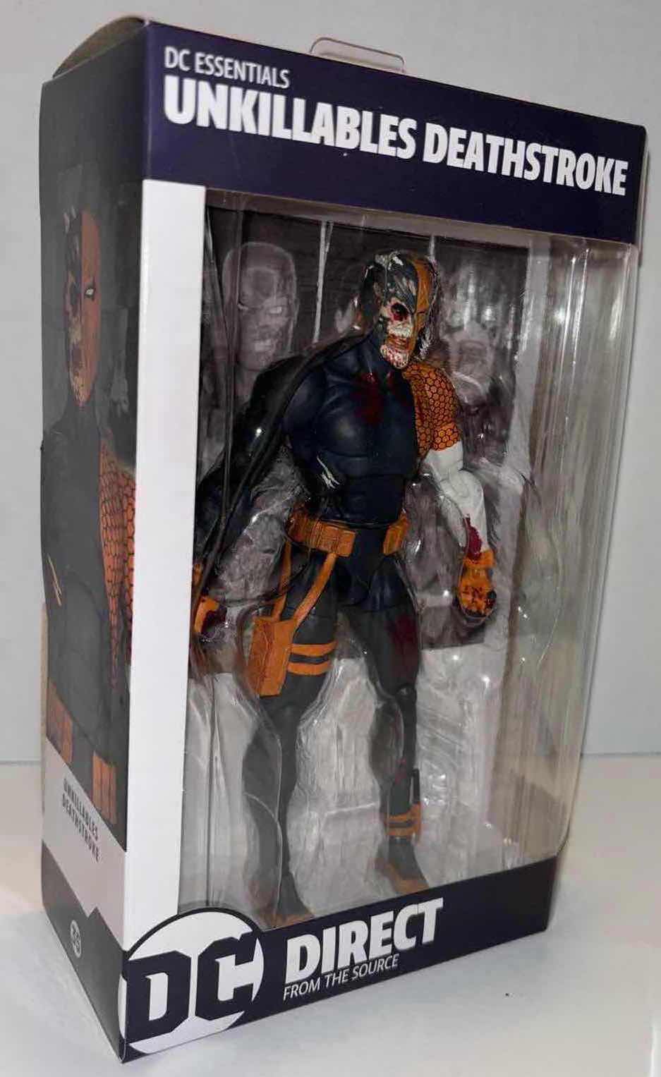 Photo 1 of NEW DC DIRECT DC ESSENTIALS ACTION FIGURE, #35 “UNKILLABLES DEATHSTROKE” (1)