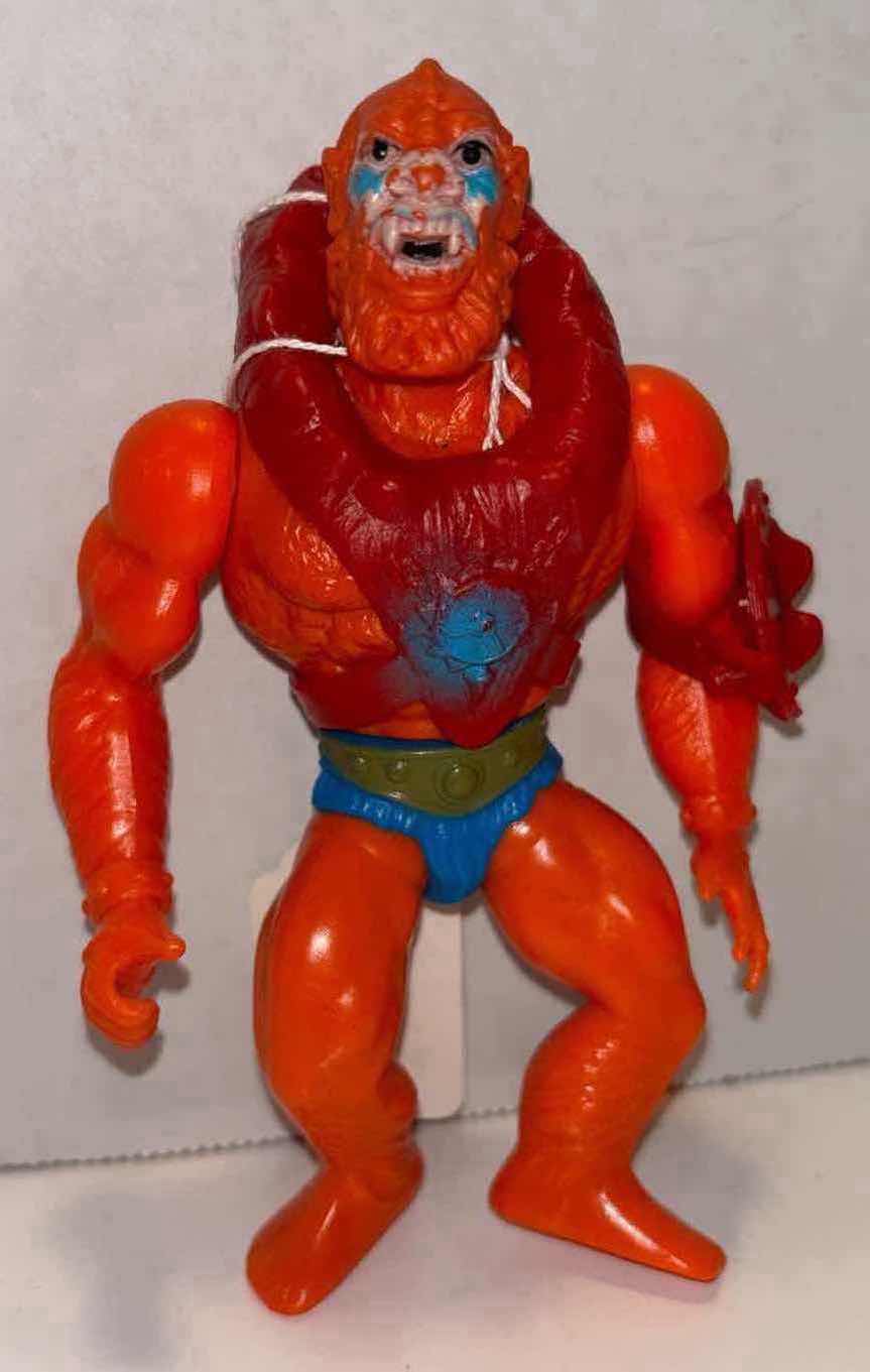 Photo 1 of VINTAGE 1981 MATTEL MASTERS OF THE UNIVERSE “BEAST MAN” ACTION FIGURE (COMPLETE) **NO RETURNS** SEE NOTES