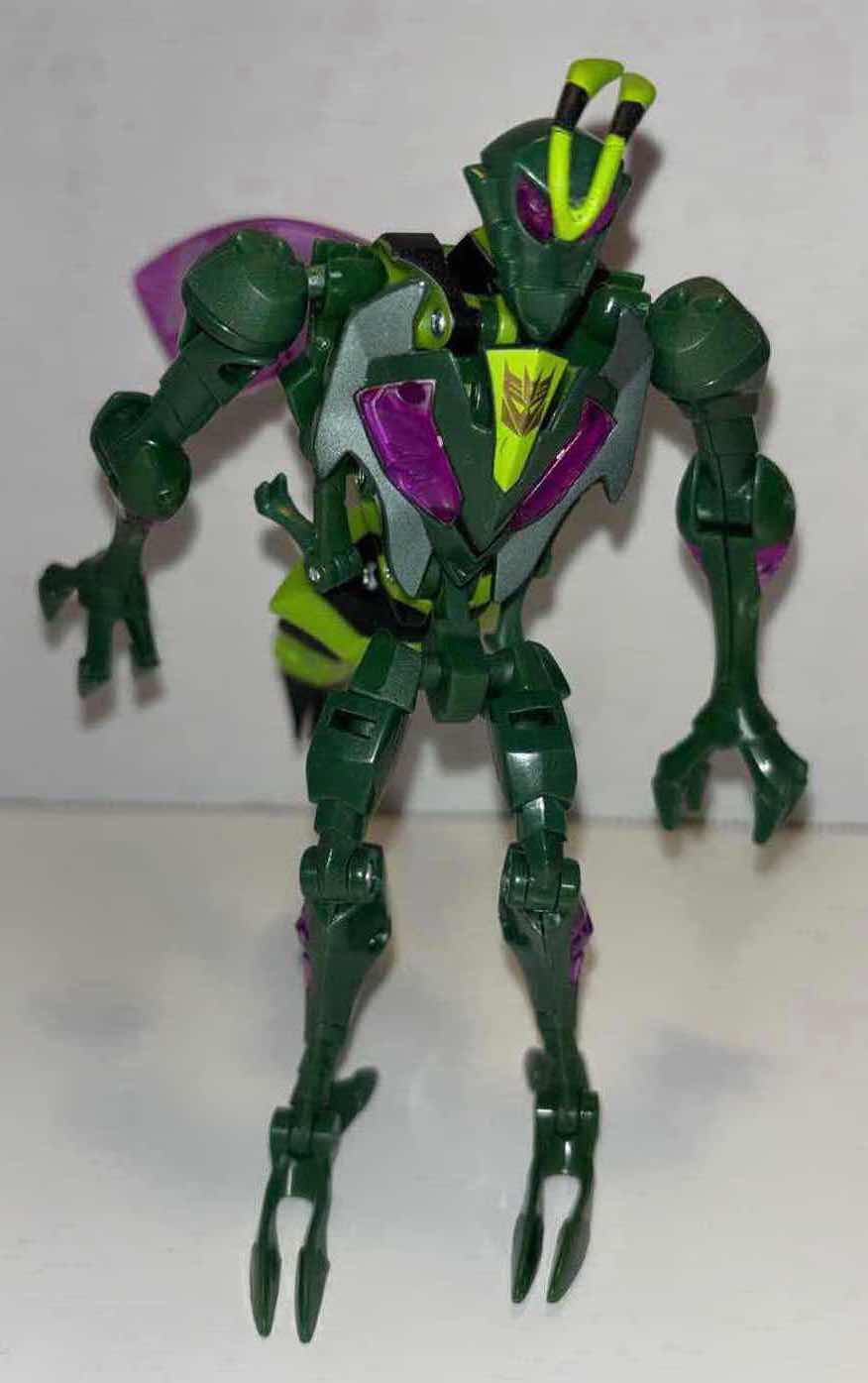 Photo 1 of 2008 TRANSFORMERS ANIMATED DECEPTICON DELUXE CLASS ACTION FIGURE, “WASPINATOR” **NO RETURNS**