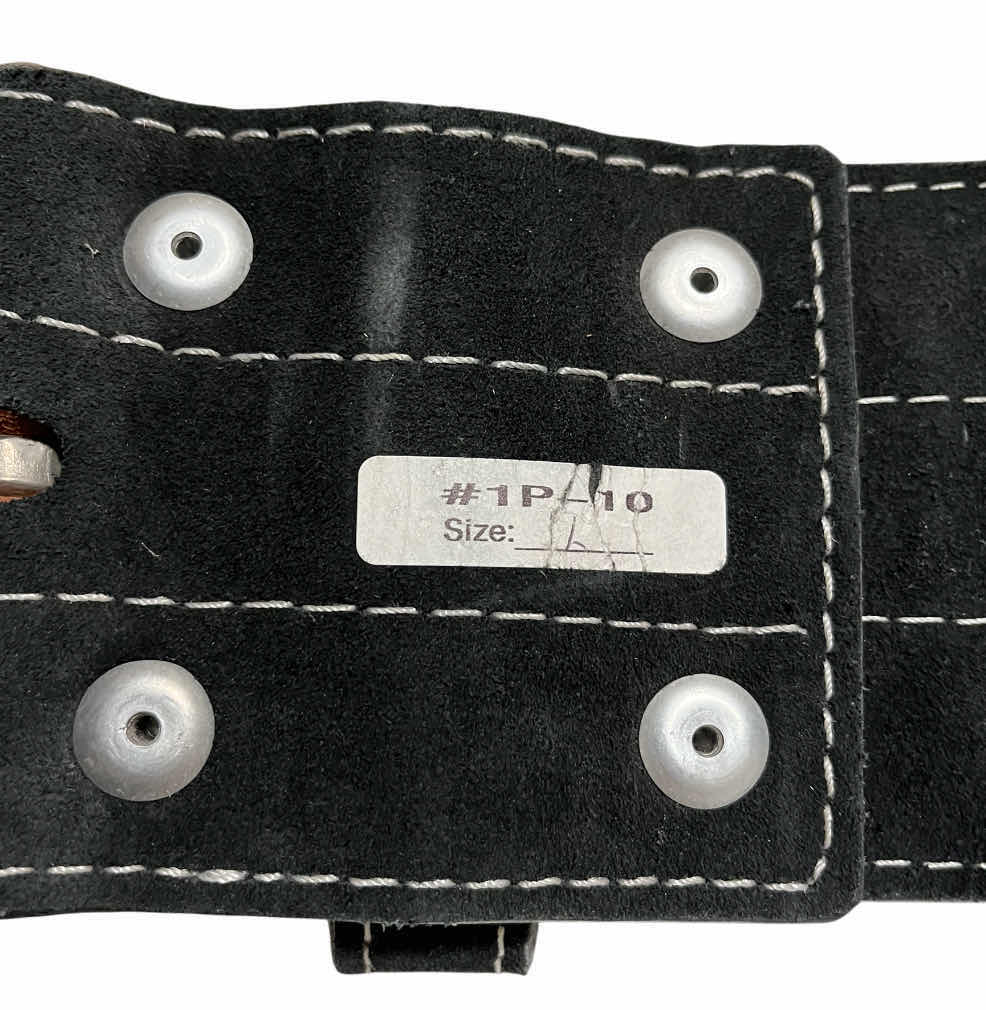 Photo 1 of HOUSE OF PAIN HEAVY-DUTY SUEDE LEATHER WEIGHT BELT MENS SIZE LG 4” X 48”