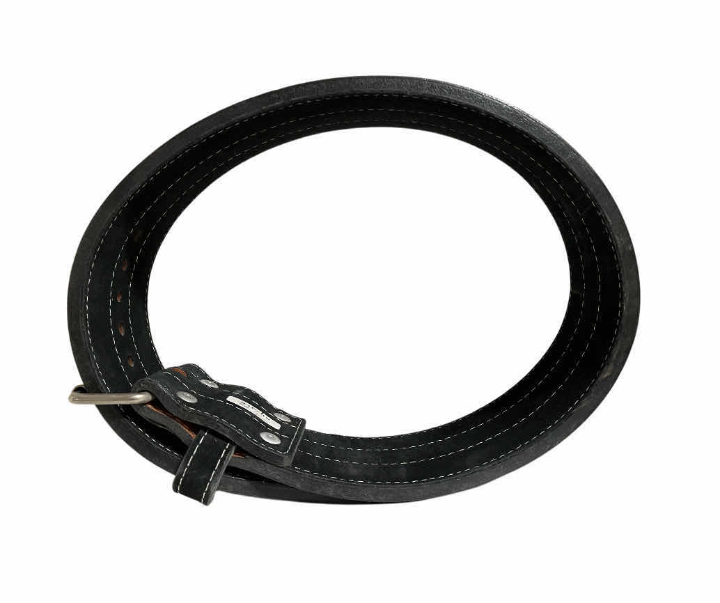 Photo 1 of HOUSE OF PAIN HEAVY-DUTY SUEDE LEATHER WEIGHT BELT MENS SIZE LG 4” X 48”