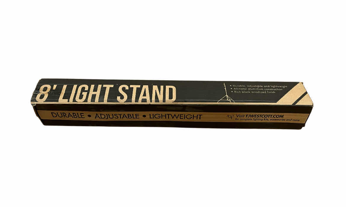 Photo 1 of NEW WESTCOTT BLACK 8’ LIGHT STAND