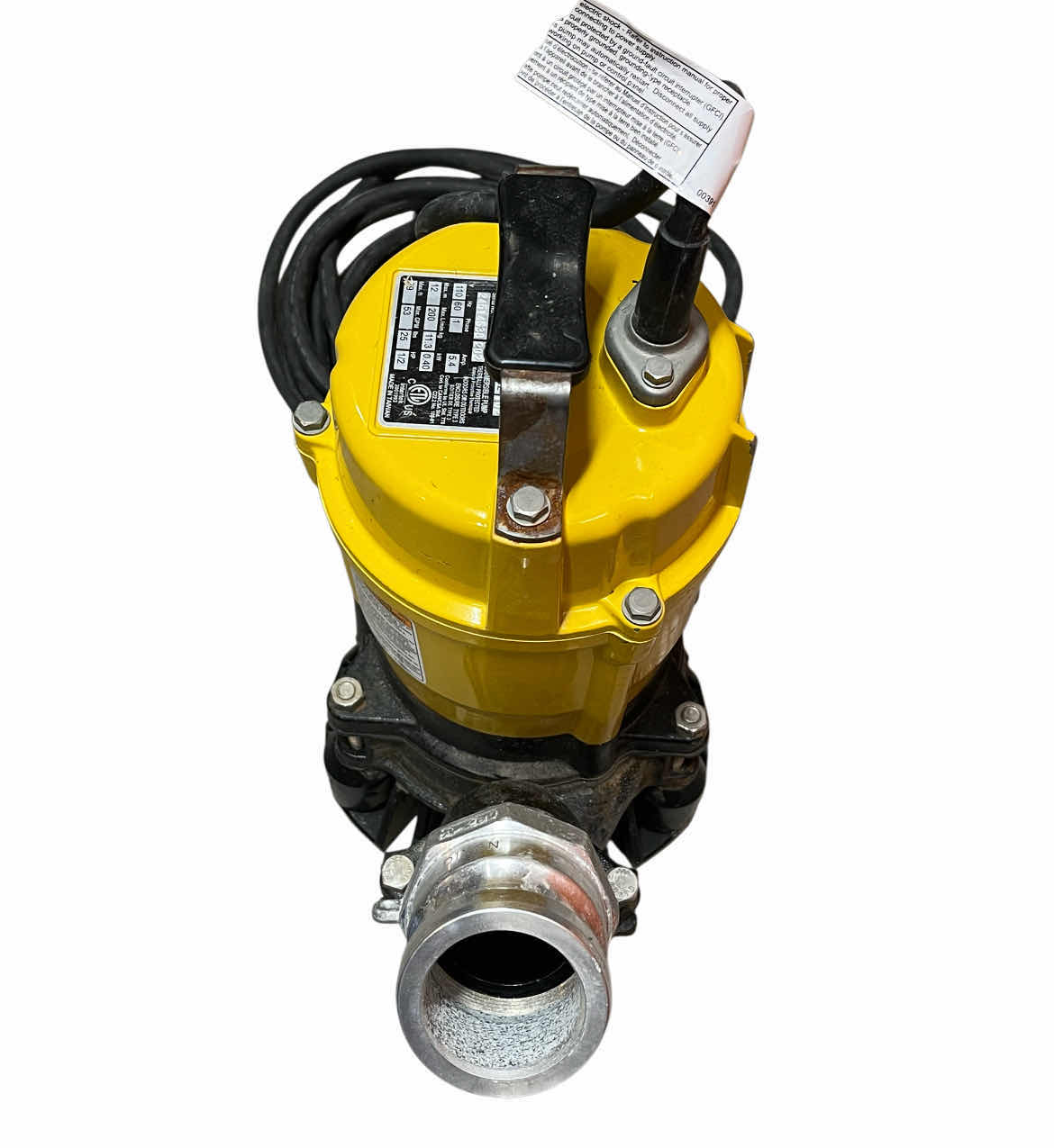 Photo 1 of WACKER NEUSON HEAVY-DUTY 1/2HP UTILITY SUBMERSIBLE WATER PUMP MODEL PST2 400 W PVC 2” 90PSI PUMP HOSE