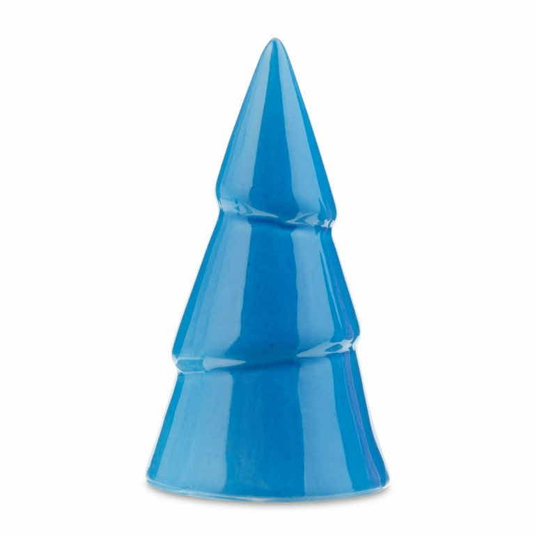 Photo 1 of NEW 2 SETS OF HOLIDAY TIME 3-COUNT CHRISTMAS SEASON CERAMIC 5” TREE SET (GREEN, BLUE, RED)