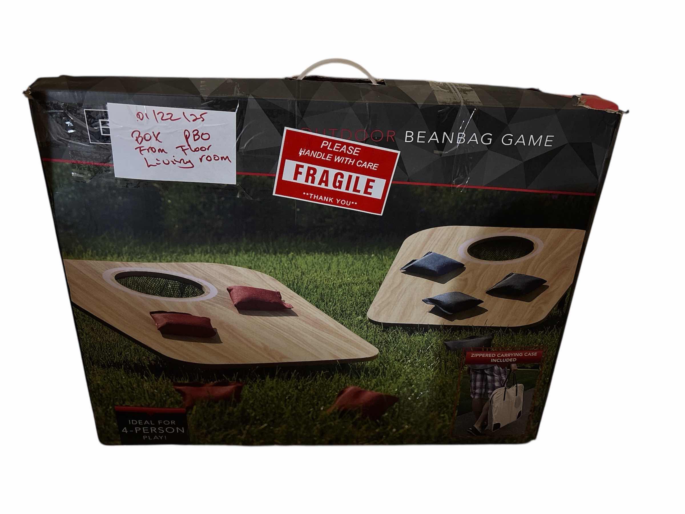 Photo 1 of NEW BLACK SERIES OUTDOOR BEANBAG GAME W ZIPPERED CARRYING CASE INCLUDED