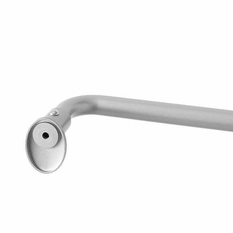 Photo 1 of NEW ECLIPSE CLINTON 5/8” BLACKOUT WRAP CURTAIN ROD 48”-86” (SATIN SILVER)