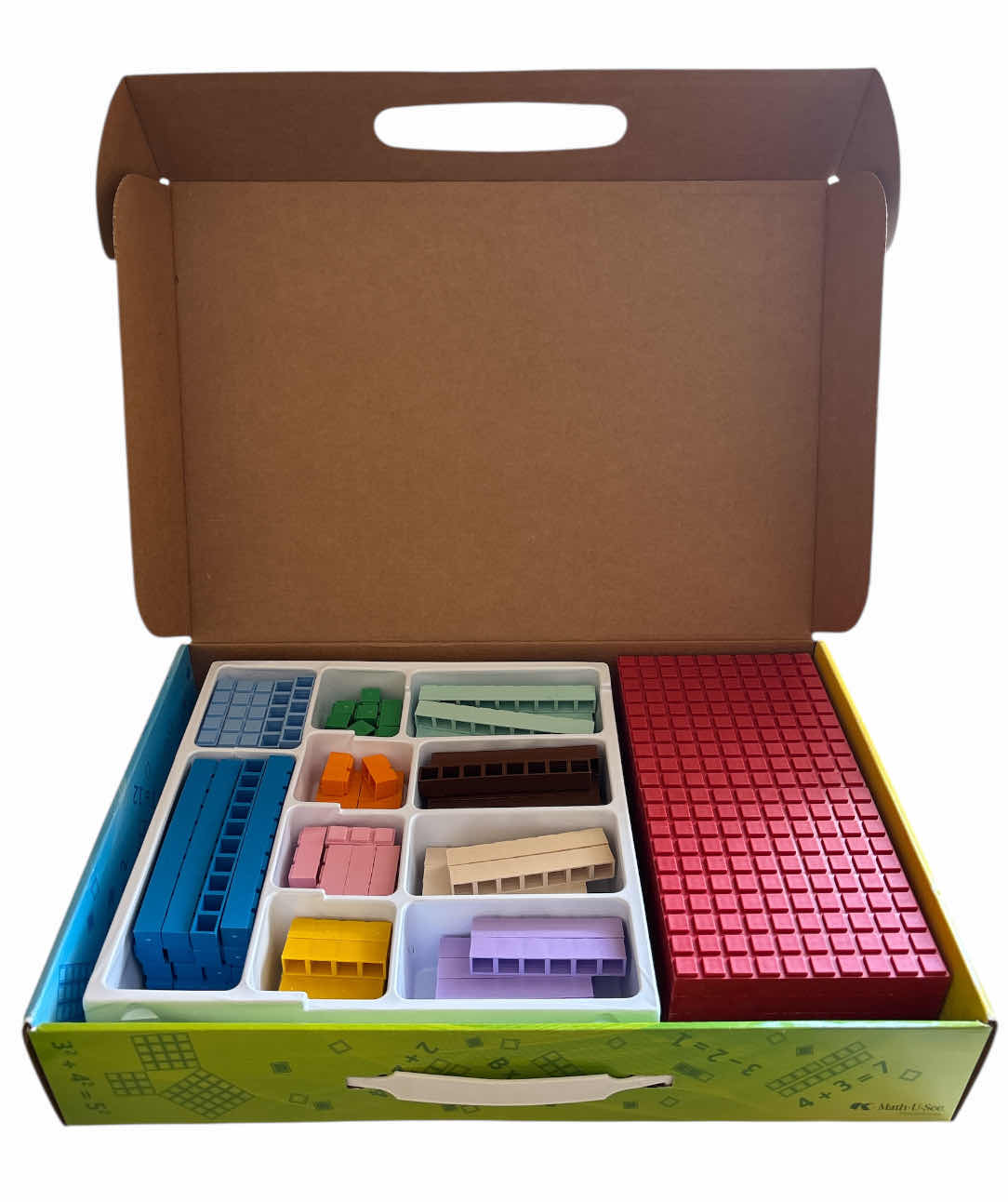 Photo 1 of MATH-U-SEE MANIPULATIVES INTEGER BLOCK KIT FOR LEARNING