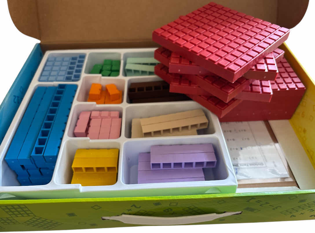 Photo 1 of MATH-U-SEE MANIPULATIVES INTEGER BLOCK KIT FOR LEARNING