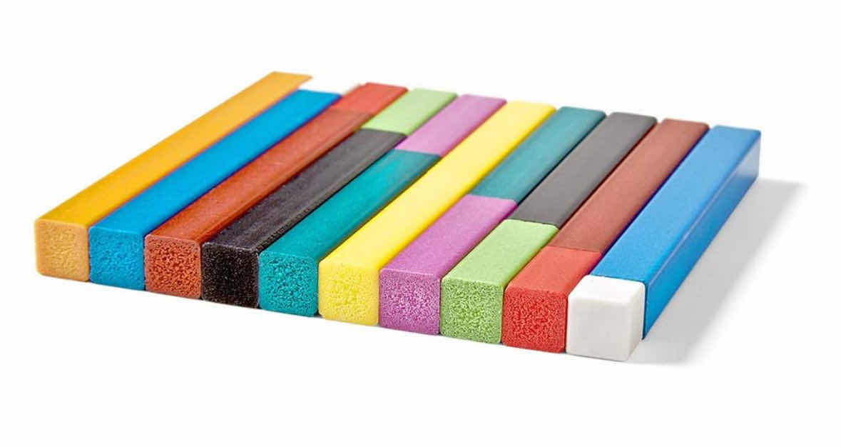 Photo 1 of HAND2MIND PLASTIC CUISENAIRE RODS INDIVIDUAL SET, MATH MANIPULATIVES/MATH BLOCKS/FRACTION BARS (74 PCS)