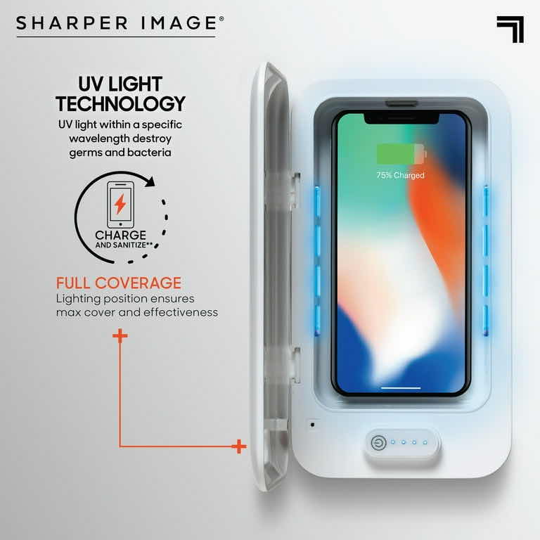 Photo 1 of NEW SHARPER IMAGE UV-ZONE PHONE/ACCESSORIES SANITIZER