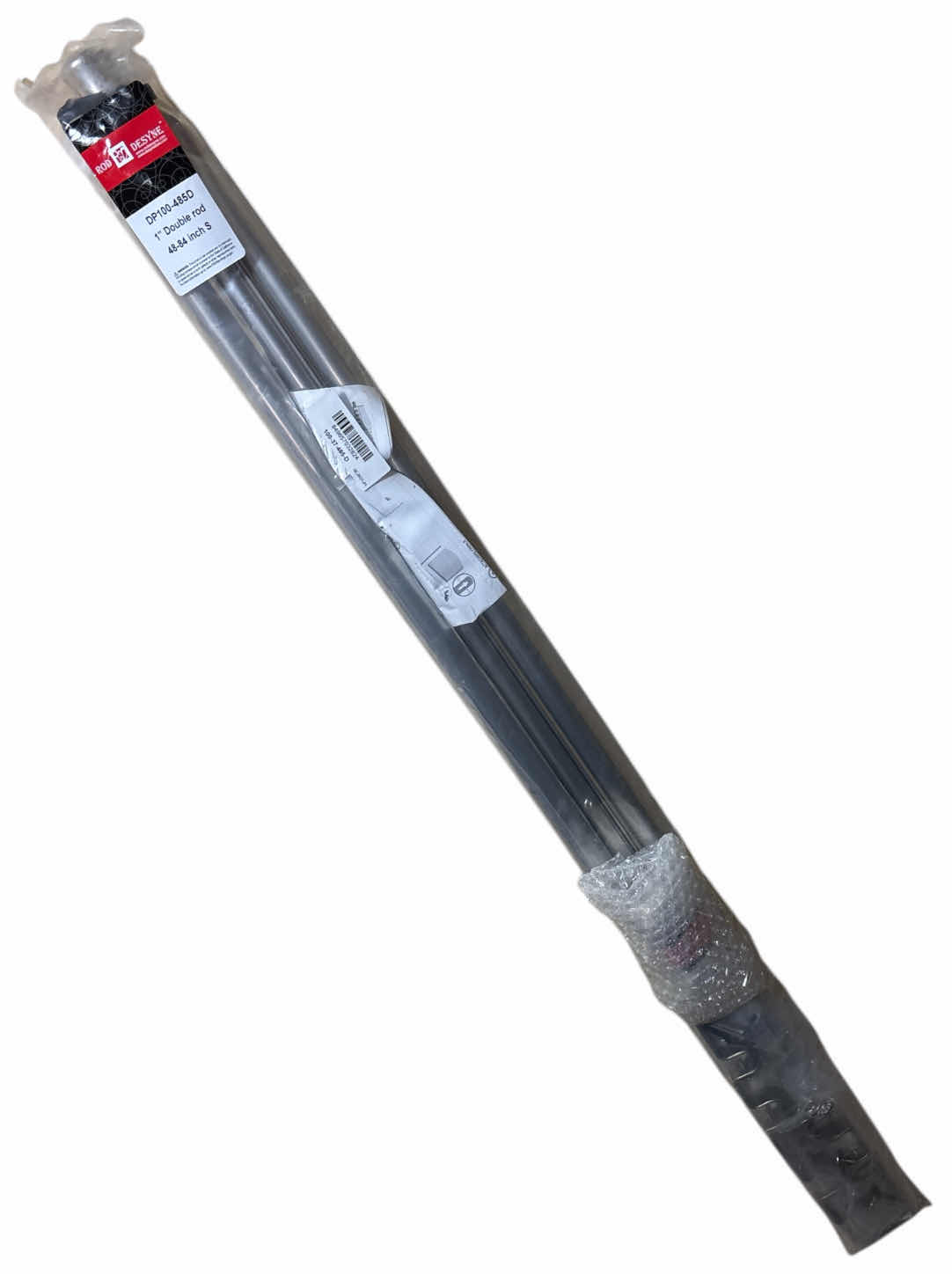 Photo 1 of NEW ROD DESYNE BONNET 1” DOUBLE ROD 48”- 84”, SATIN NICKEL DOUBLE CURTAIN ROD SET (100-37-485-D)