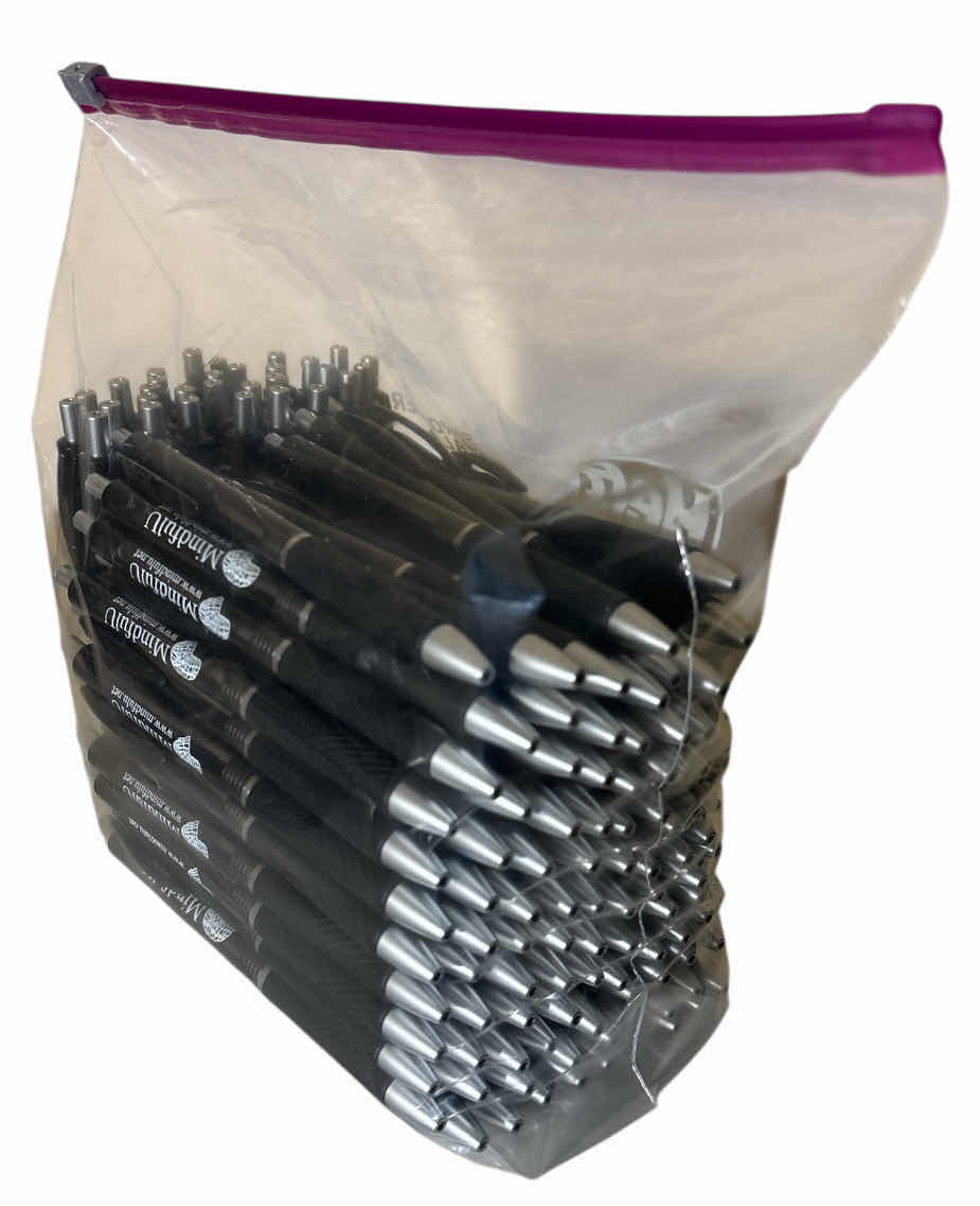 Photo 1 of BAG OF NEW/UNUSED OFFICE PENS (QTY-135)