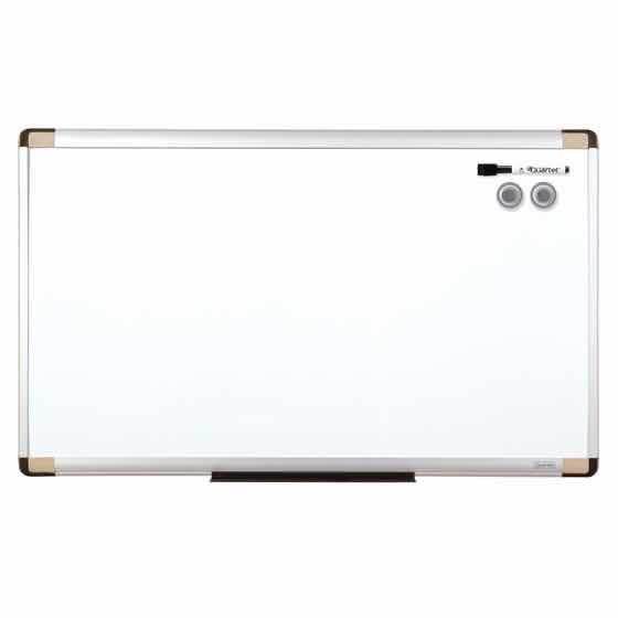 Photo 1 of QUARTET MAGNETIC DRY-ERASE BOARD, ALUMINUM FRAME, 18” X 30” (2)