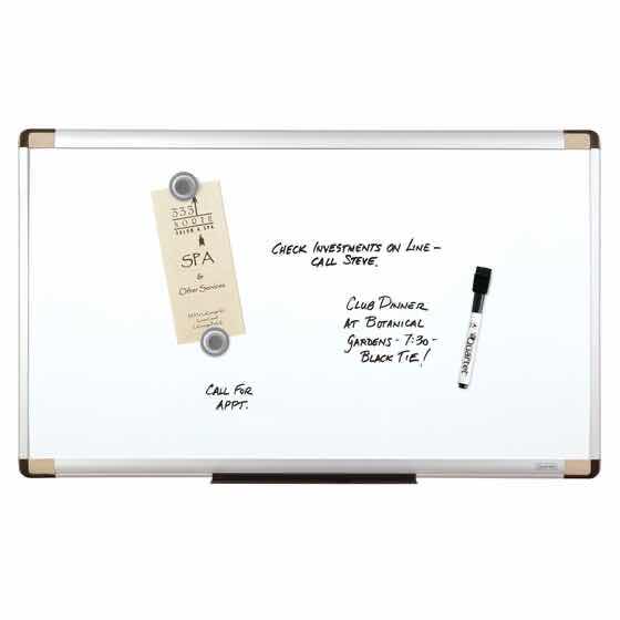 Photo 1 of QUARTET MAGNETIC DRY-ERASE BOARD, ALUMINUM FRAME, 18” X 30” (2)