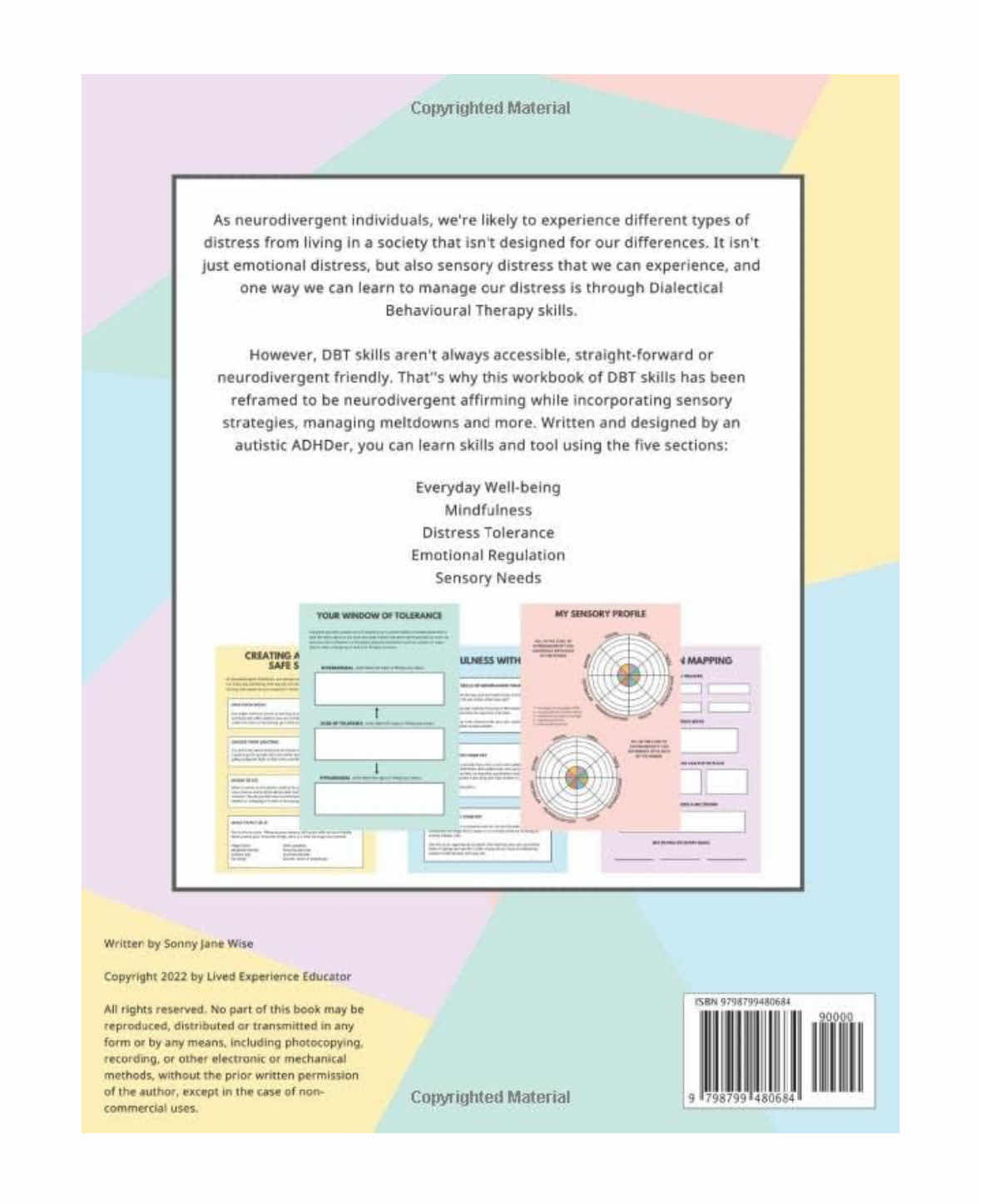 Photo 1 of THE NEURODIVERGENT FRIENDLY WORKBOOK OF DBT SKILLS BY SONNY JANE WISE (79 PGS), THE TEACHER’S INTRODUCTION TO PATHOLOGICAL DEMAND AVOIDANCE: ESSENTIAL STRATEGIES FOR THE CLASSROOM BY CLARE TRUMAN (171 PGS) & TAKING THE ANXIETY OUT OF TAKING TESTS: A STEP-