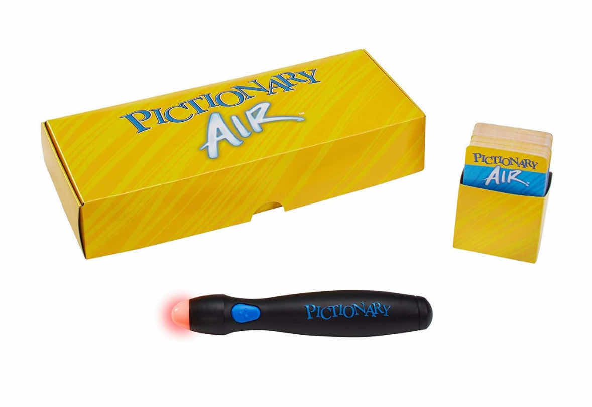 Photo 1 of NEW PICTIONARY AIR DRAWING GAME W LIGHT-UP PEN & CLUE CARDS THAT LINK TO SMART DEVICES