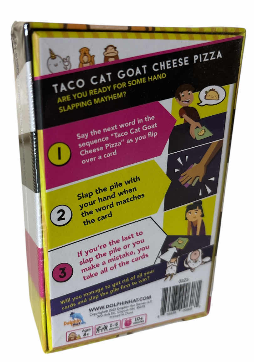 Photo 1 of NEW ‘TACO CAT GOAT CHEESE PIZZA’ CARD GAME, AGES 8+