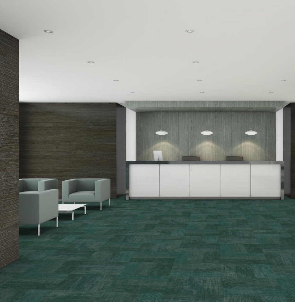 Photo 1 of SHAW GREENHOUSE FINISH CARPET TILE 24” X 24” (48SQFT PER CASE/6CASES APPROX 288SQFT TOTAL) READ NOTES