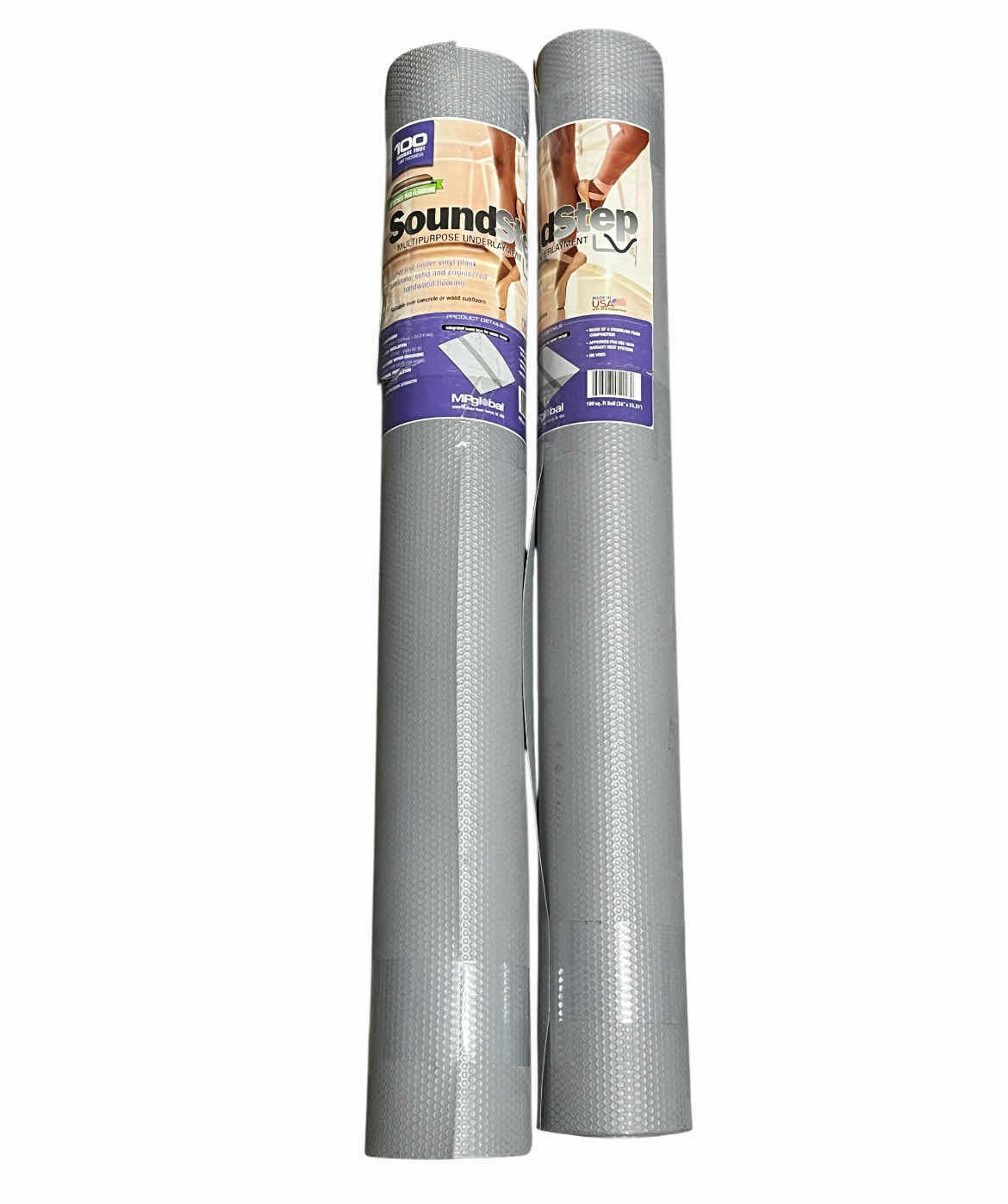 Photo 1 of SOUND STEP PREMIUM UNDERLAYMENT FLOORING BASE 100SQFT ROLL 2-PACK