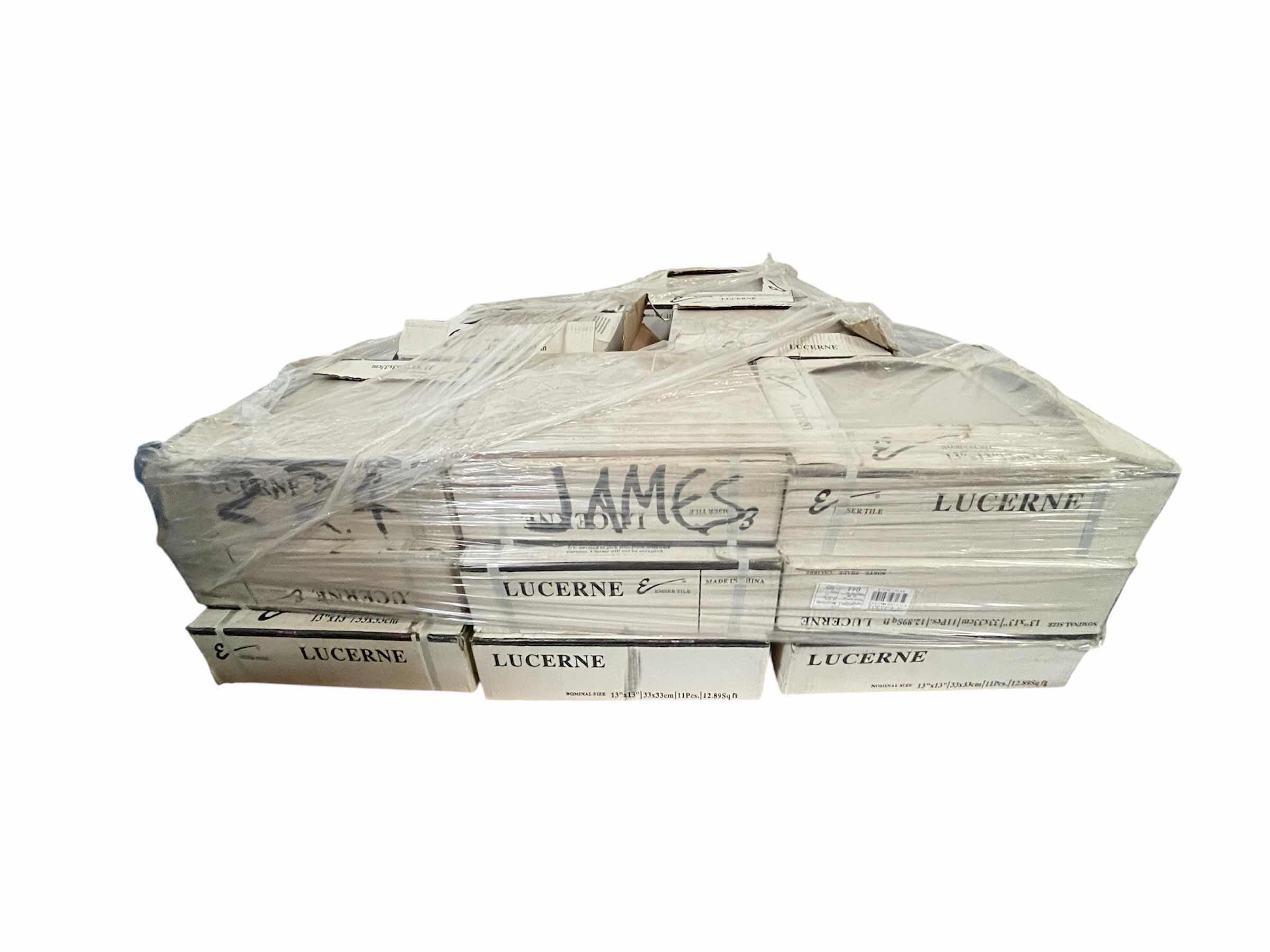 Photo 1 of EMSER LUCERNE MATTERHORN GLAZE FINISH PORCELAIN TILE 13” X 13” (12.89SQFT PER CASE/20CASES APPROX.
257.8SQFT TOTAL) READ NOTES