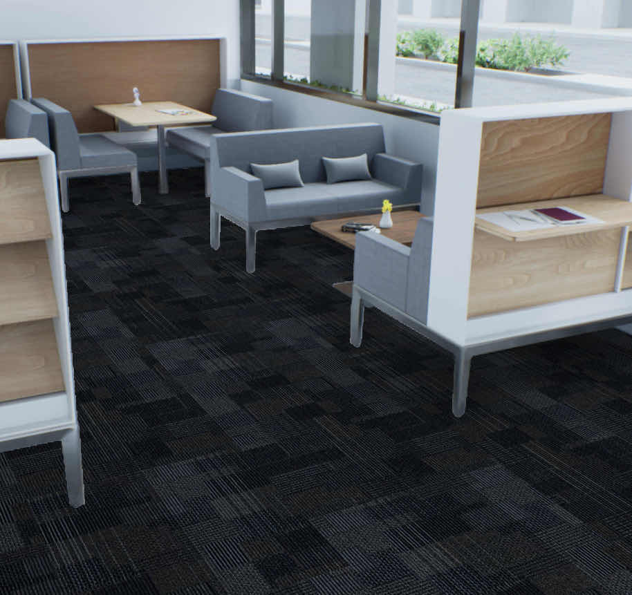 Photo 1 of MOHAWK MOTIVATED MOVEMENT HENRY FINISH CARPET TILE 24” X 24” (96SQFT PER CASE/13CASES APPROX 1248SQFT TOTAL) READ NOTES