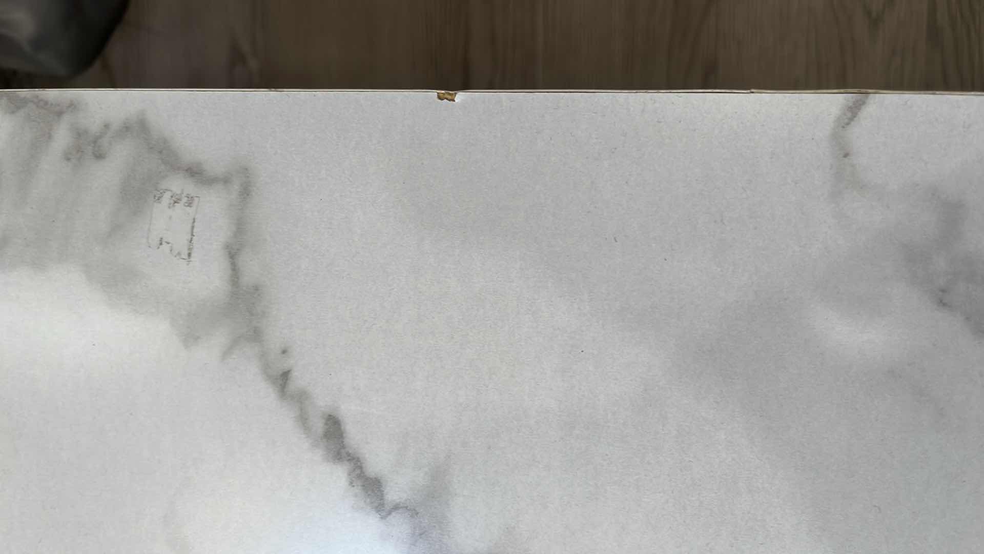 Photo 1 of MARBLE & GOLD FINISH COFFEE TABLE 39.75” X 19.75” H17.75”