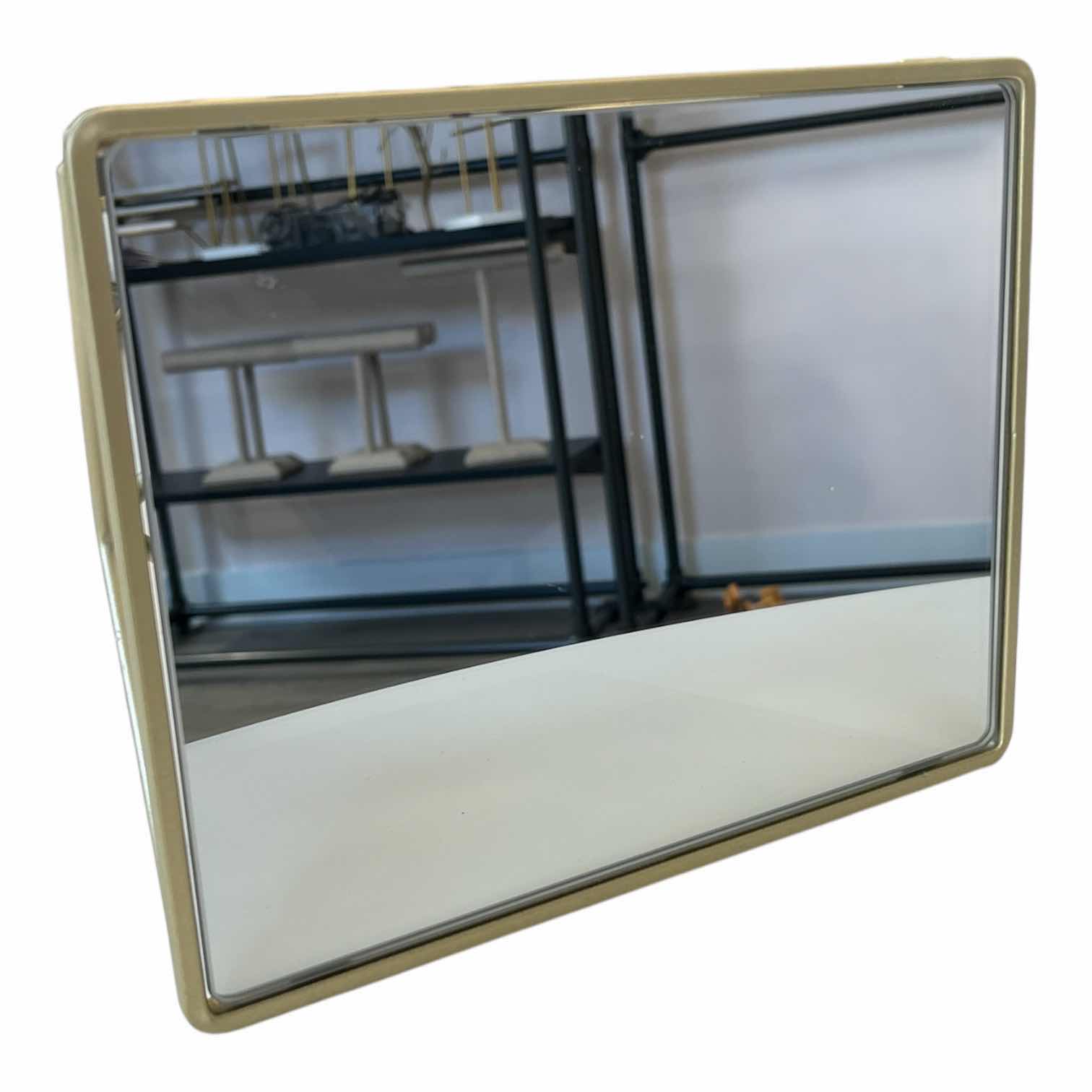 Photo 1 of GOLD FINISH MIRROR DISPLAY STAND 9.5” X 7.5” H3”