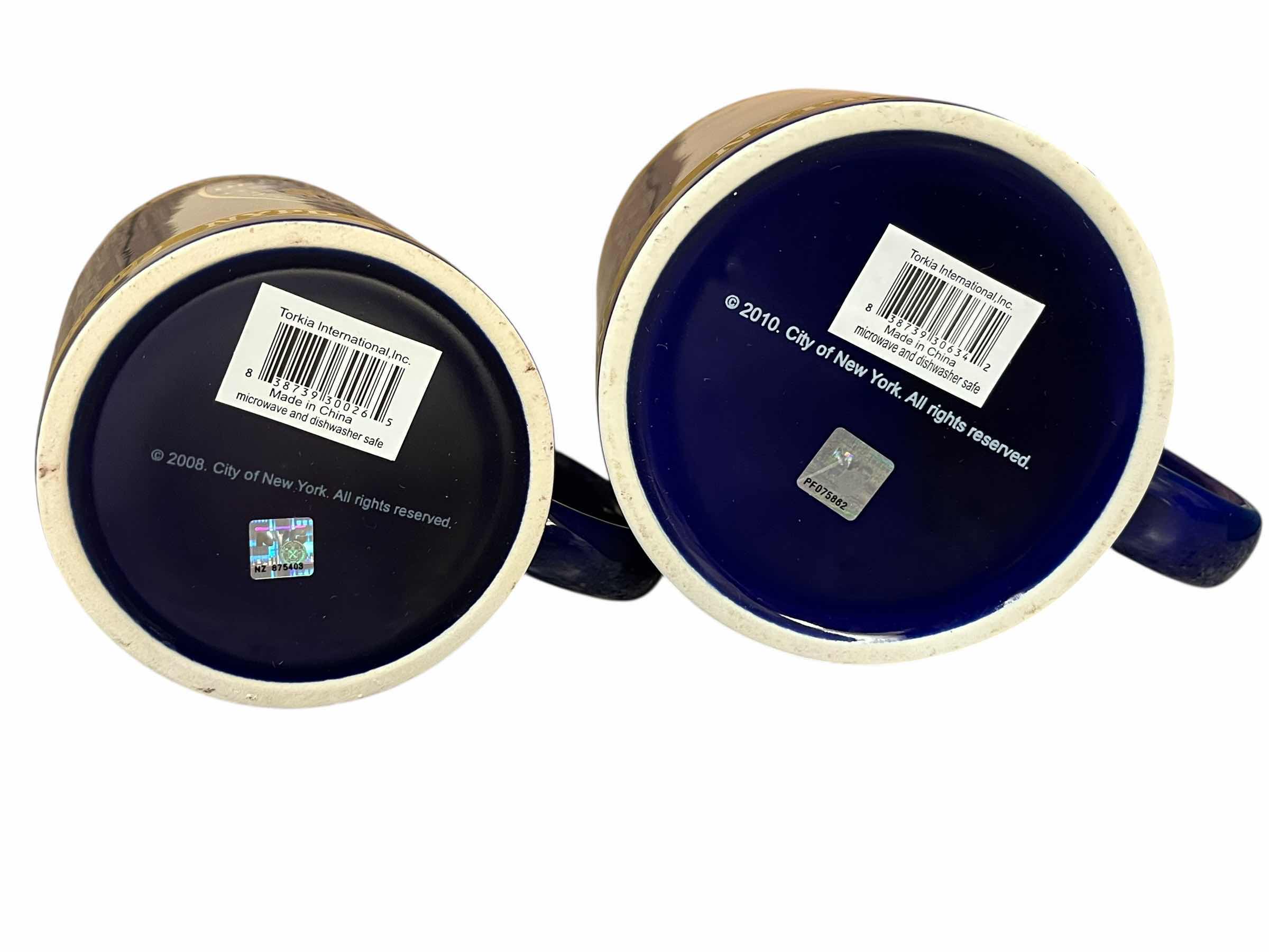 Photo 1 of NYPD CITY OF NEW YORK POLICE DEPARTMENT COFFEE MUGS (2)