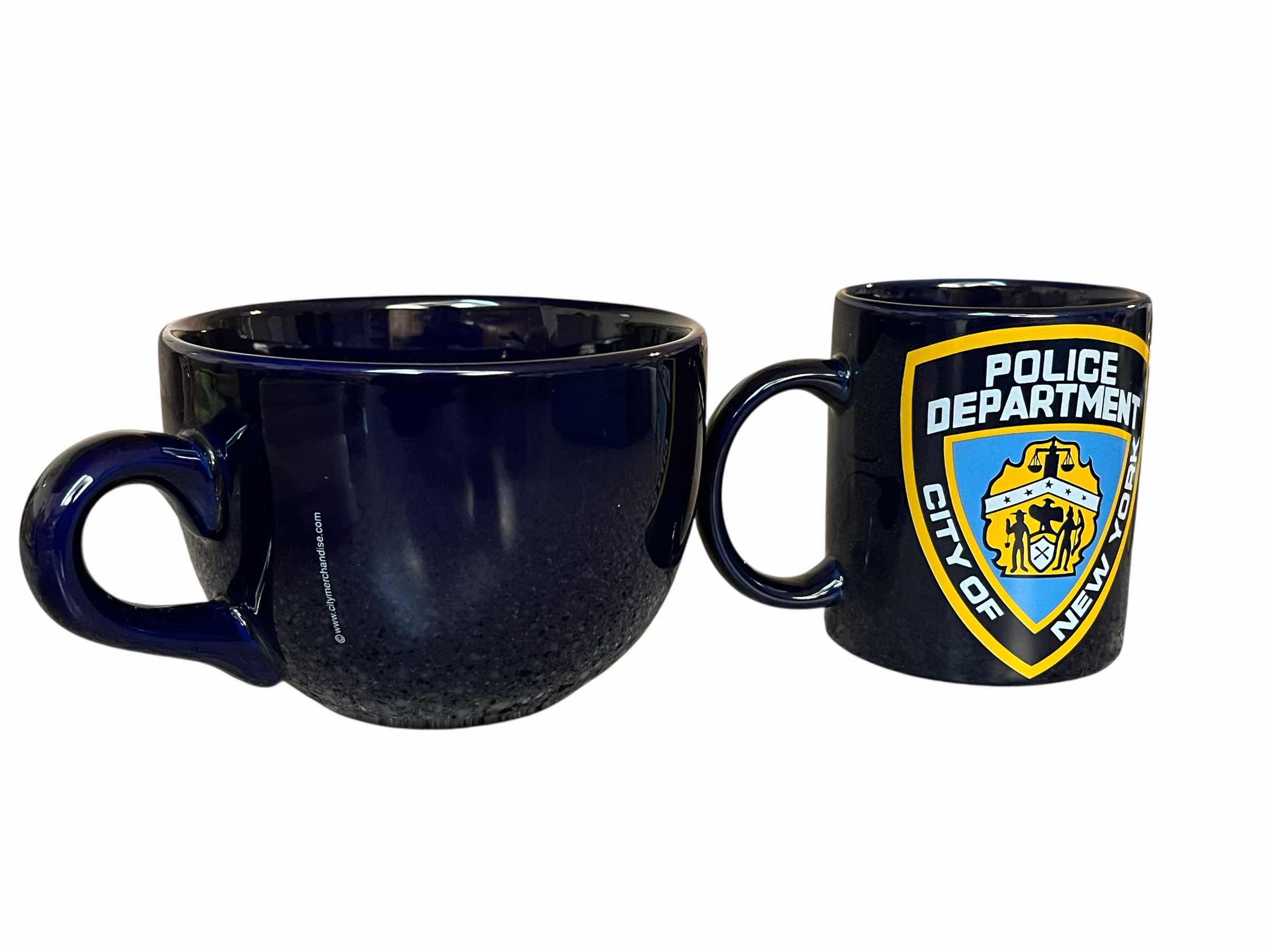 Photo 1 of NYPD CITY OF NEW YORK POLICE DEPARTMENT SOUP BOWL & COFFEE MUG