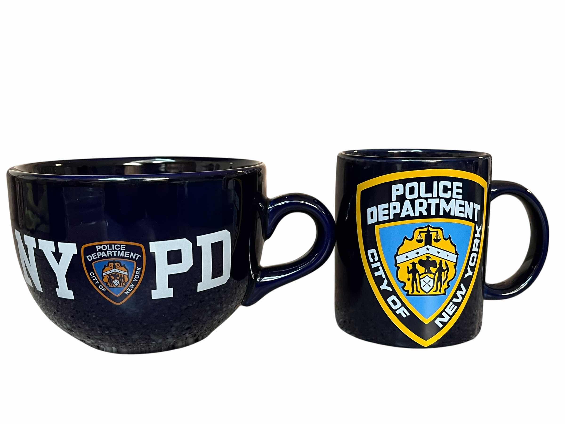Photo 1 of NYPD CITY OF NEW YORK POLICE DEPARTMENT SOUP BOWL & COFFEE MUG
