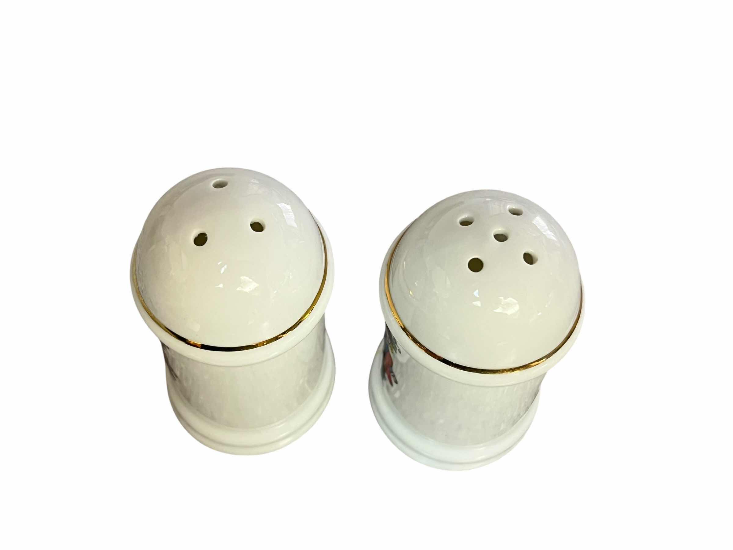 Photo 1 of GEROLD PORZELLAN BAVARIA PORCELAIN SALT & PEPPER SHAKER
