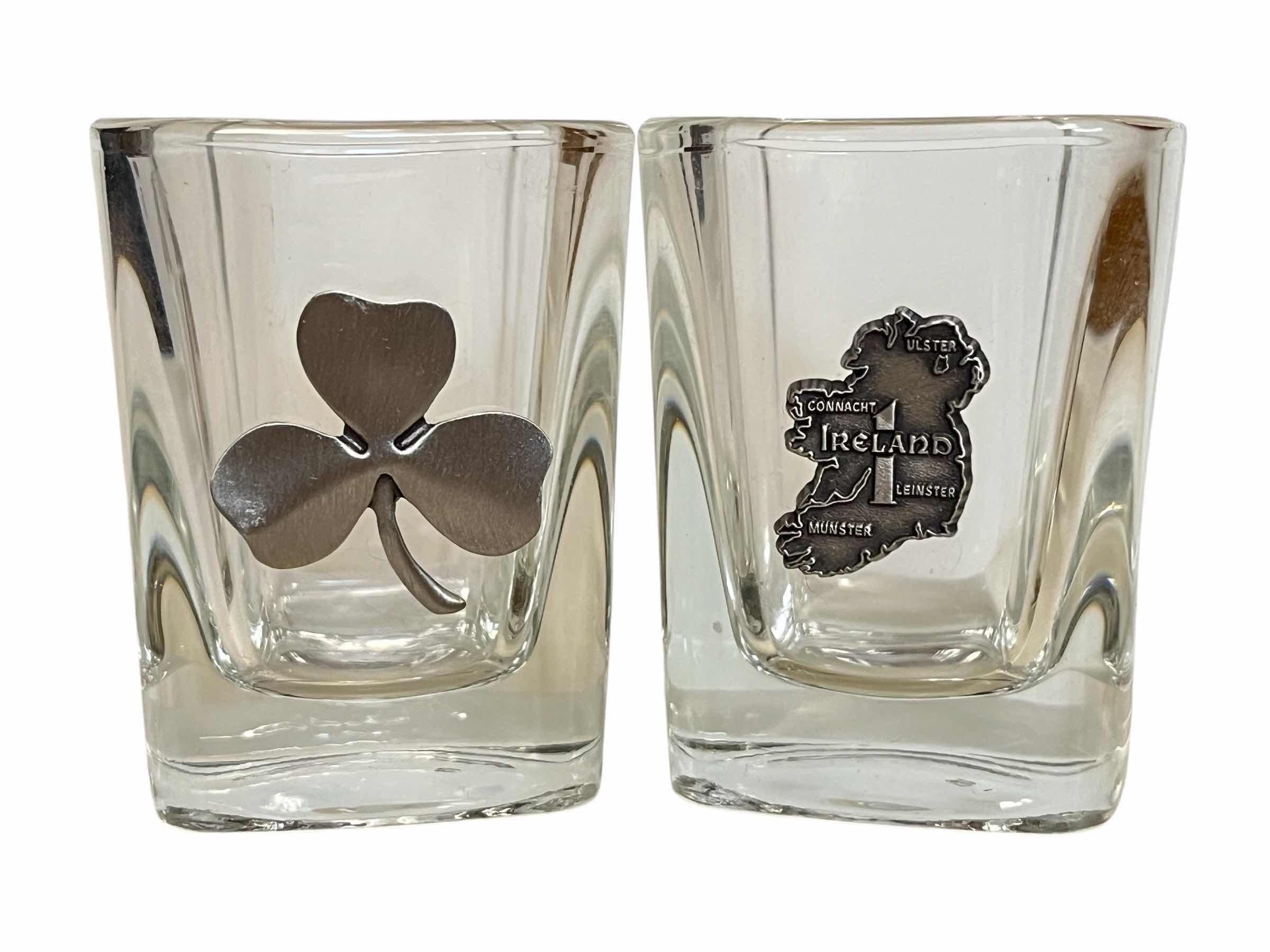Photo 1 of IRELAND PEWTER CHARM SHOT GLASSES (4)