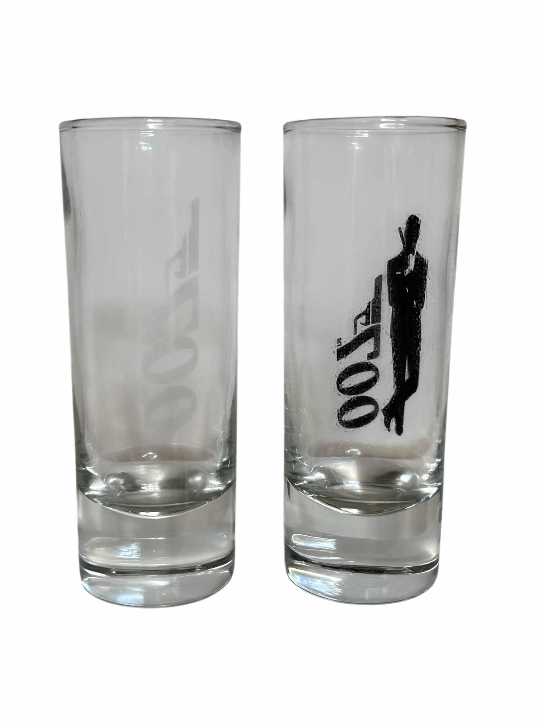 Photo 1 of JAMES BOND 007 SHOT GLASSES (2)