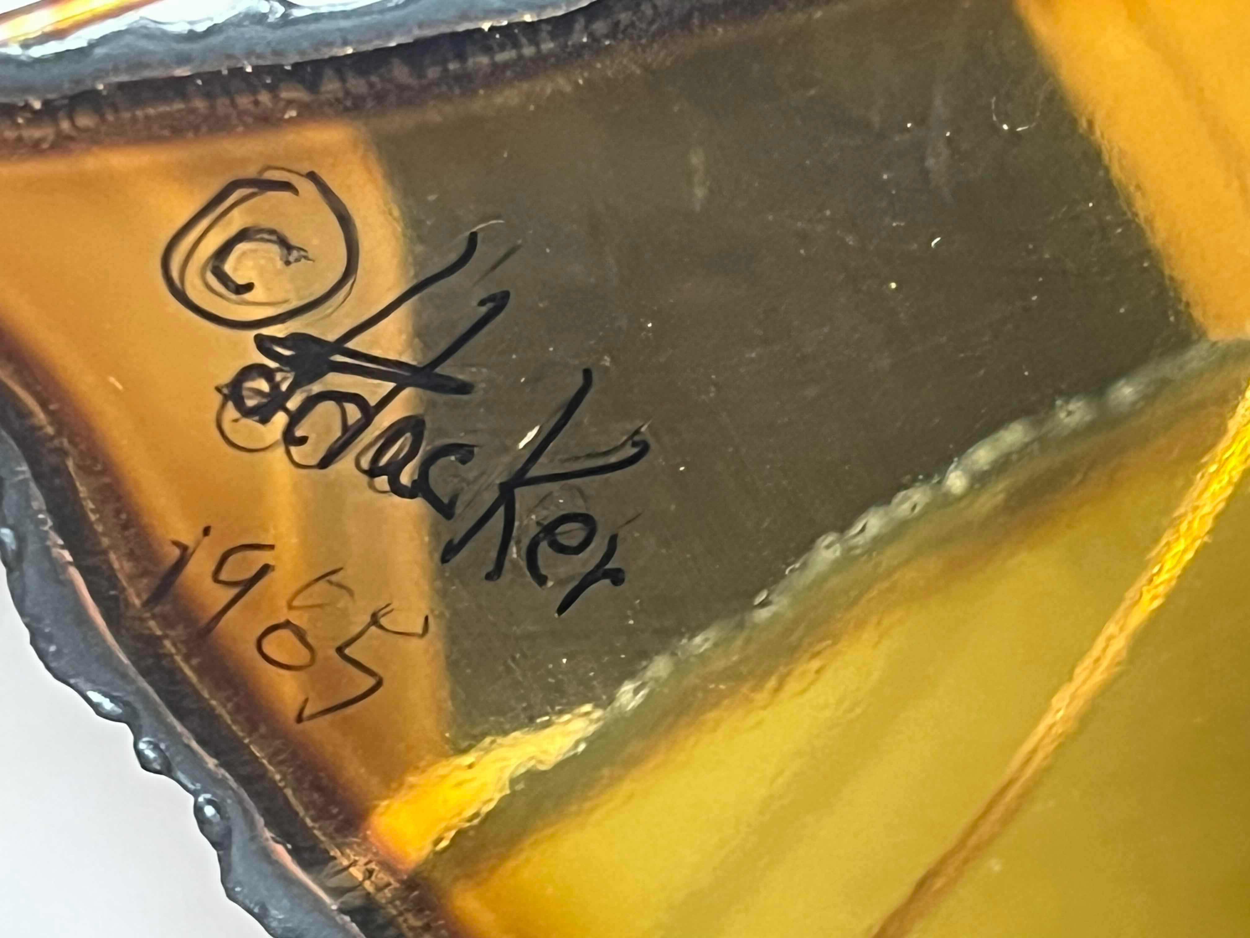 Photo 1 of CAPE HOPE SHIP NAUTICAL BRASS & COPPER TONE METAL WALL ART SCULPTURE ON DRIFTWOOD SIGNED BY JAMES HACKER YR’85 44” X 8” H28”