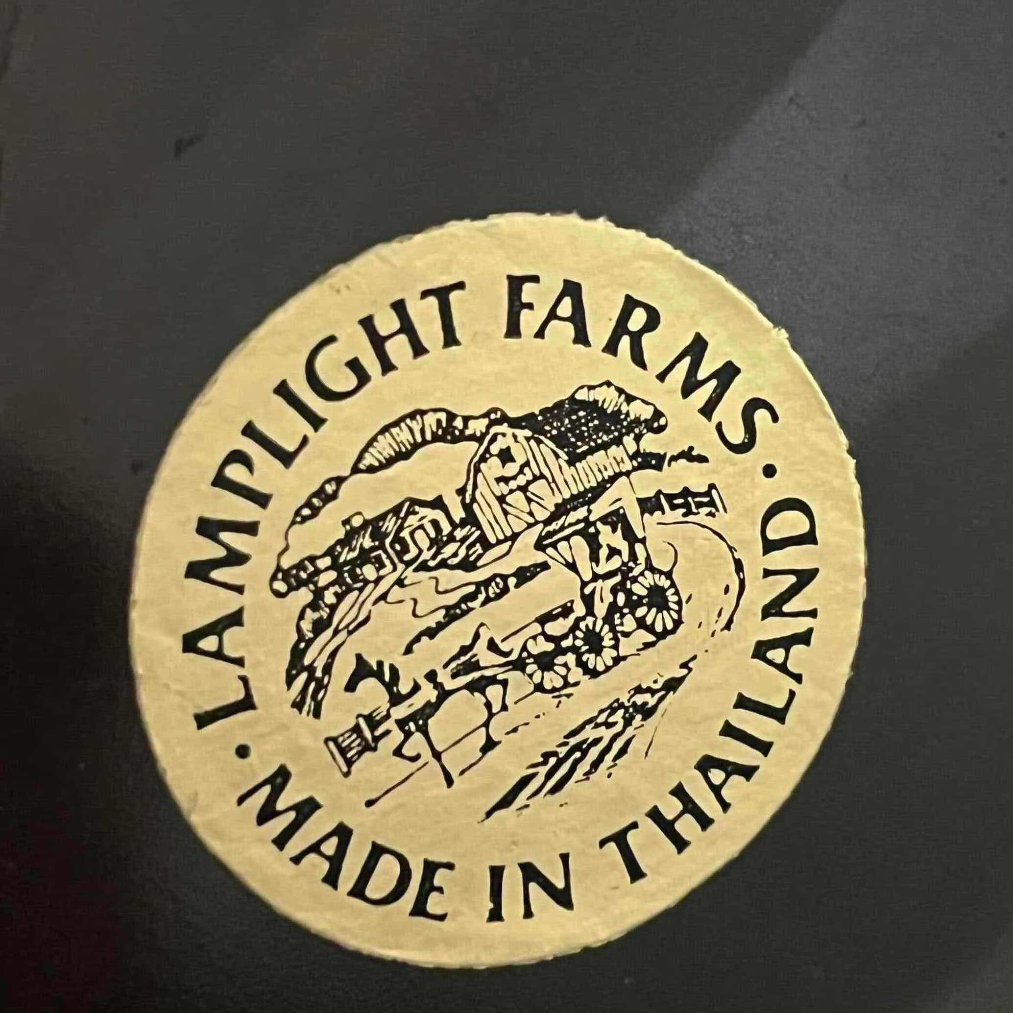 Photo 1 of LAMP LIGHT FARMS THAILAND COPPER TONE LANTERN 5” X 10.5”