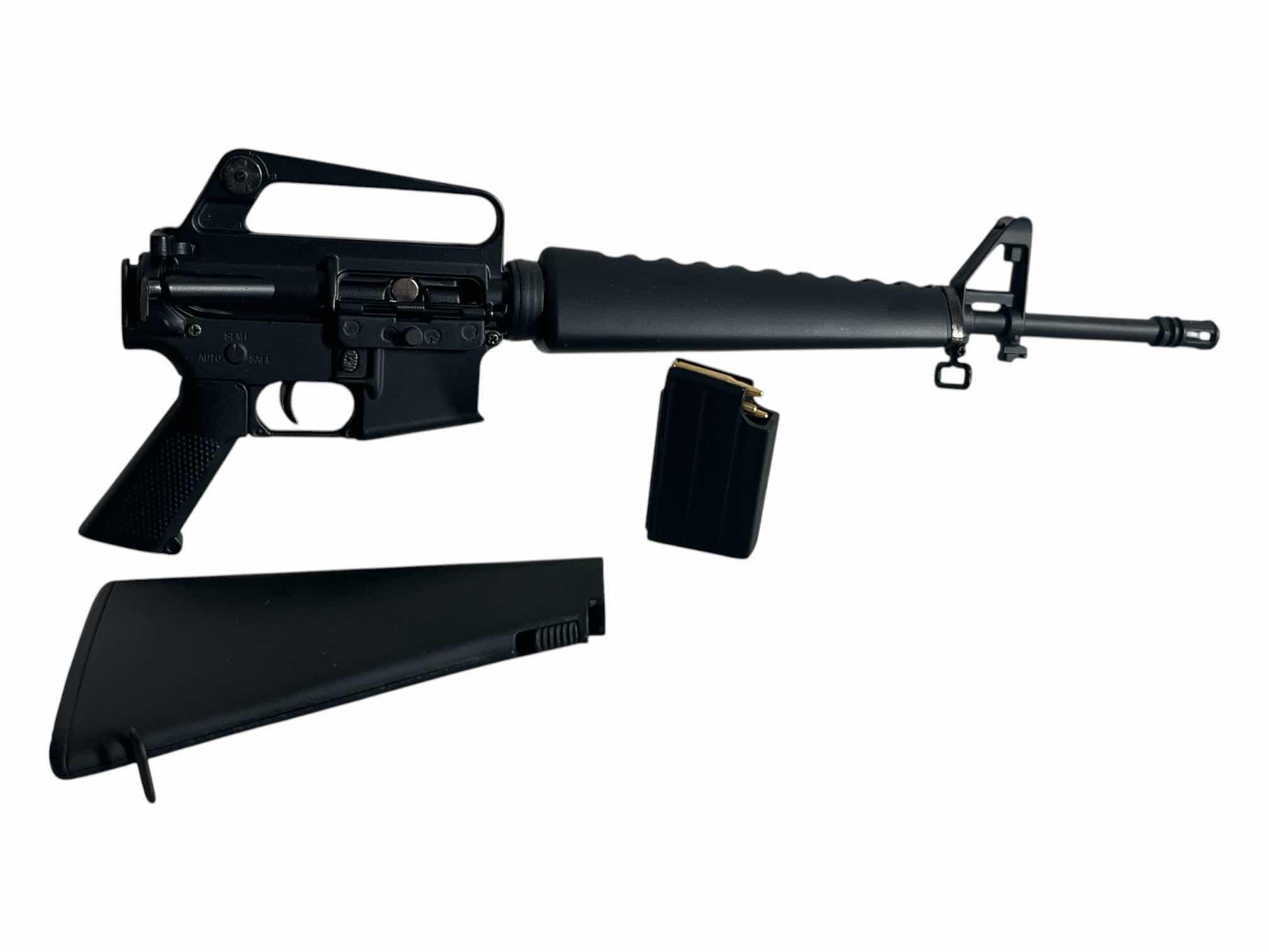 Photo 1 of M16A1 MINIATURE 1:3 SCALE DIE-CAST MODEL W STAND