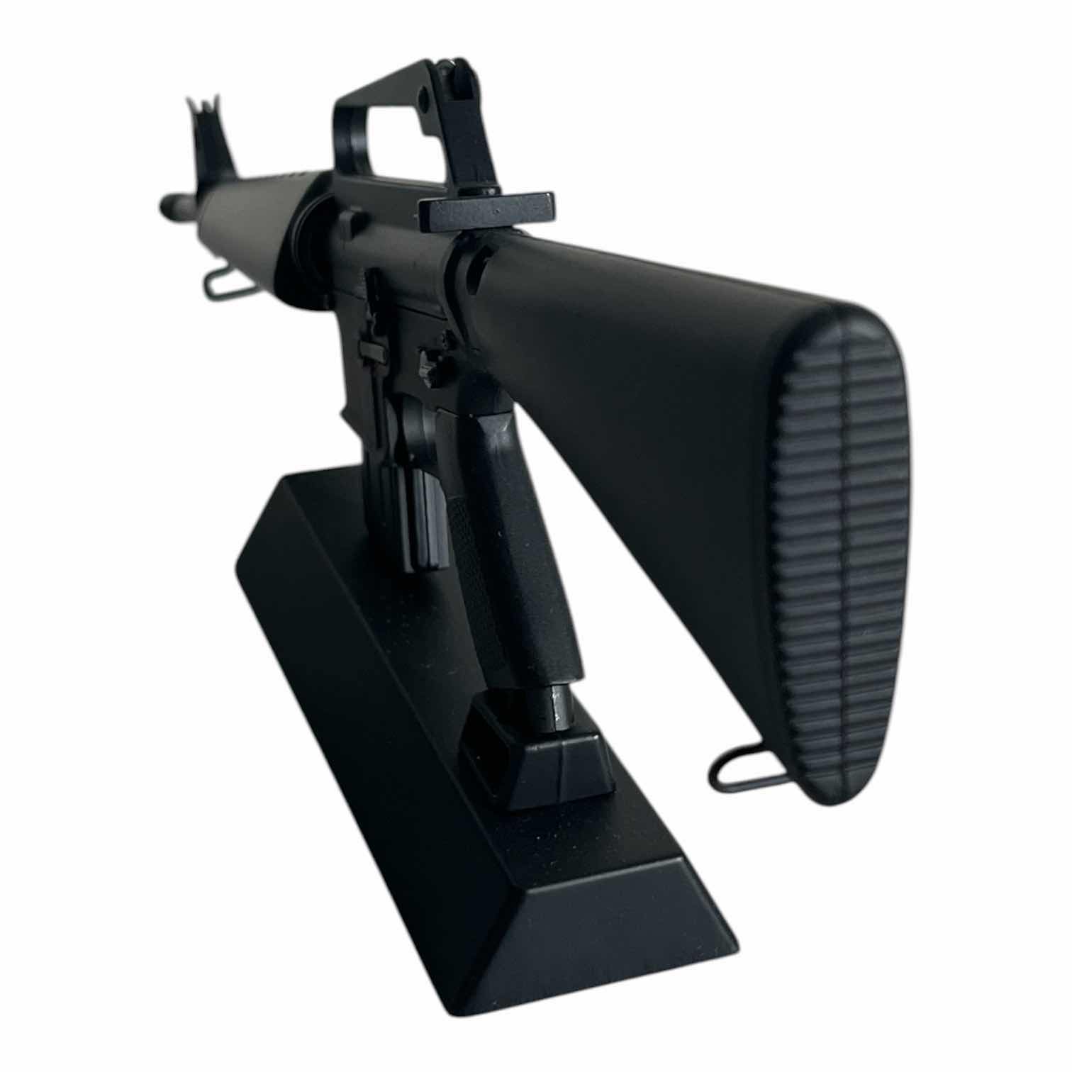 Photo 1 of M16A1 MINIATURE 1:3 SCALE DIE-CAST MODEL W STAND
