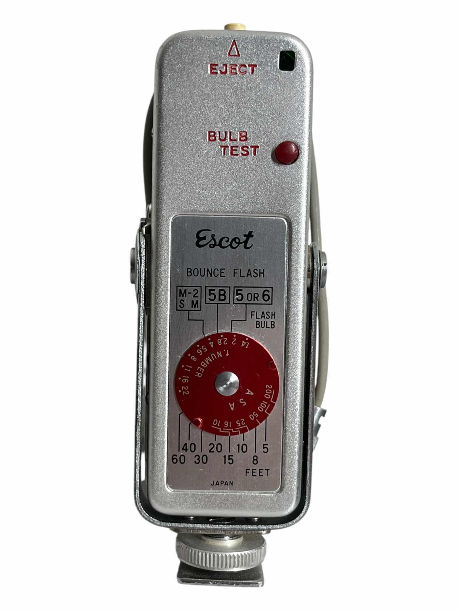 Photo 1 of ESCOT CAMERA BOUNCE FLASH JAPAN W CASE & MANUAL