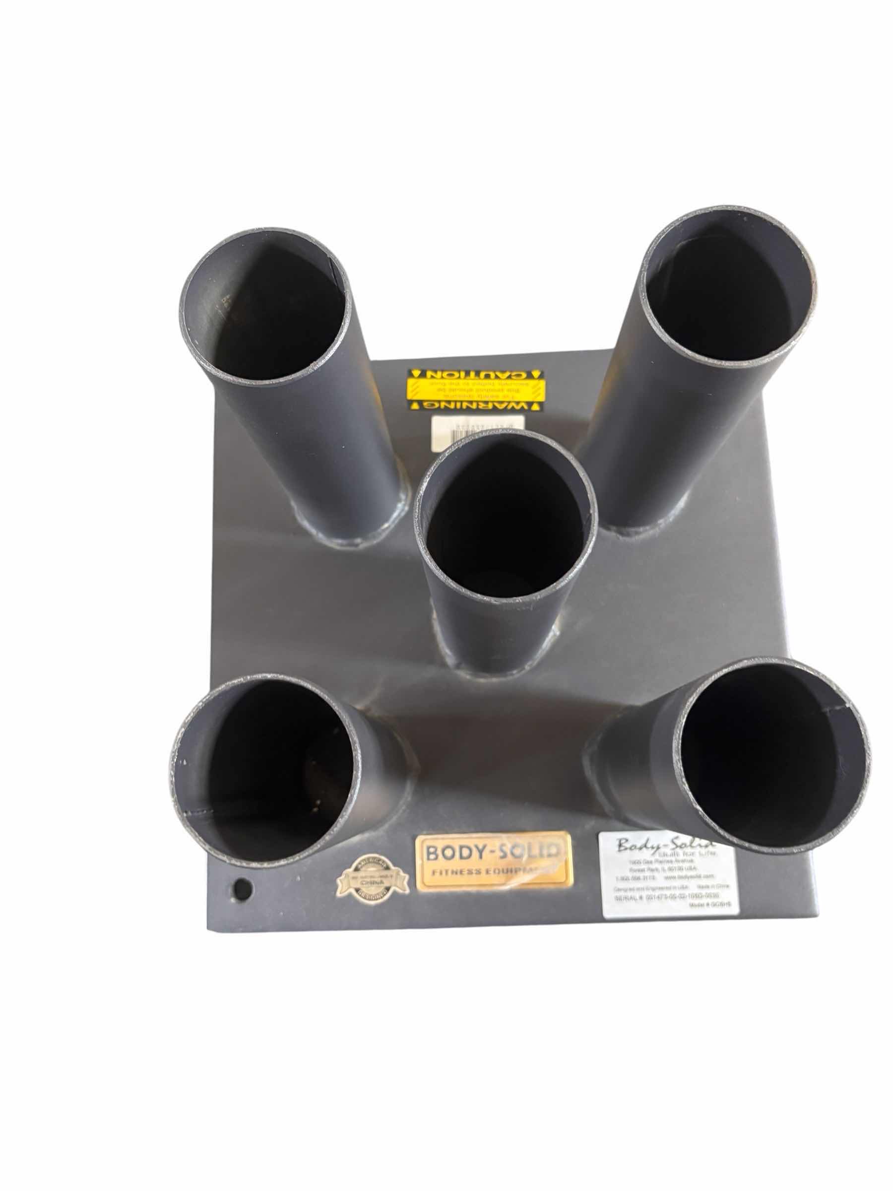 Photo 1 of BODY SOLID VERTICAL OLYMPIC 5-BARBELL HOLDER