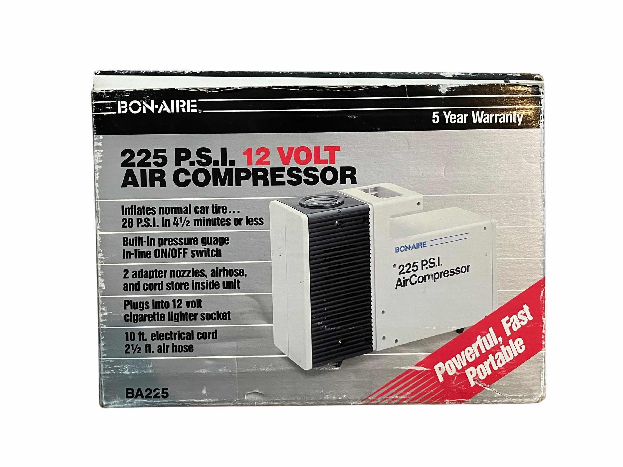 Photo 1 of BON-AIRE 225PSI 12V AIR COMPRESSOR