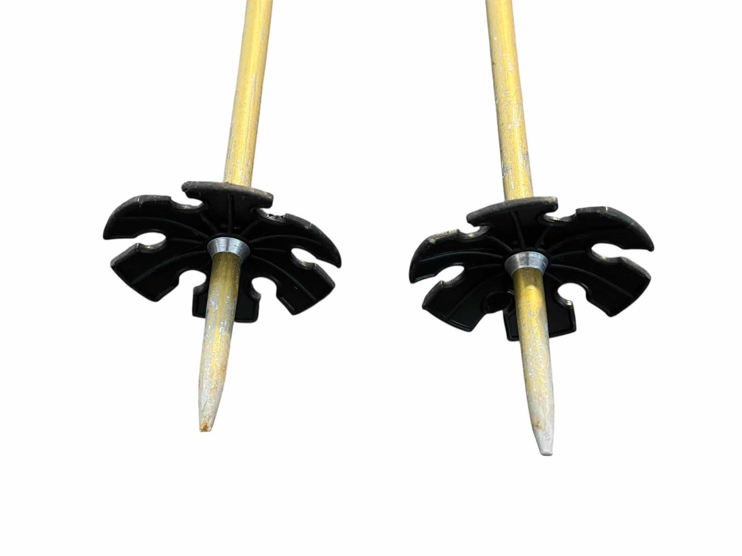 Photo 1 of BB 50” GOLD SKI POLES W HOT TUBE HANDLES
