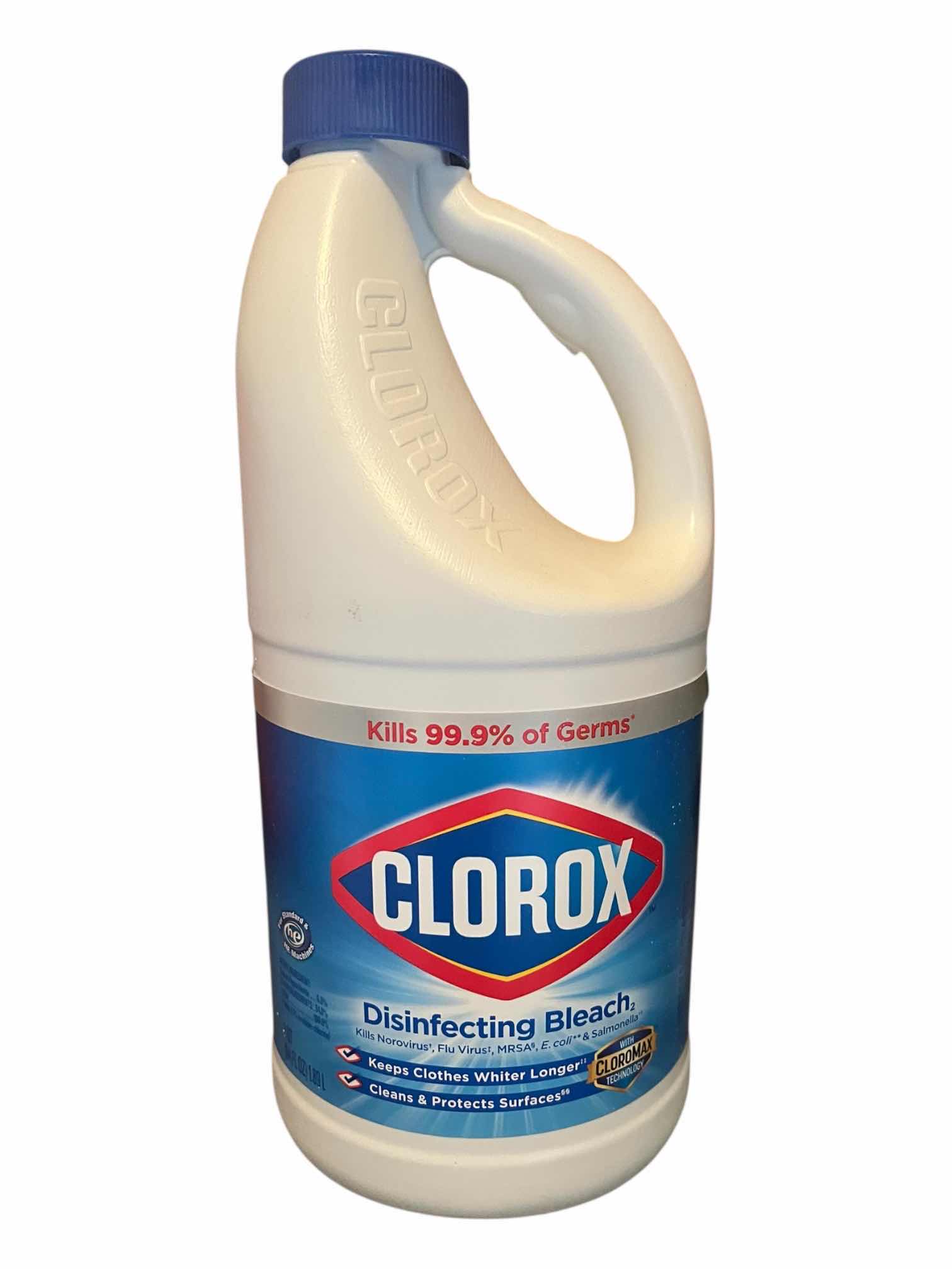 Photo 1 of CLOROX DISINFECTING BLEACH 64FLOZ & DOWNEY UNSTOPPABLE FRESH FRAIS FABRIC CONDITIONER 20 FLOZ