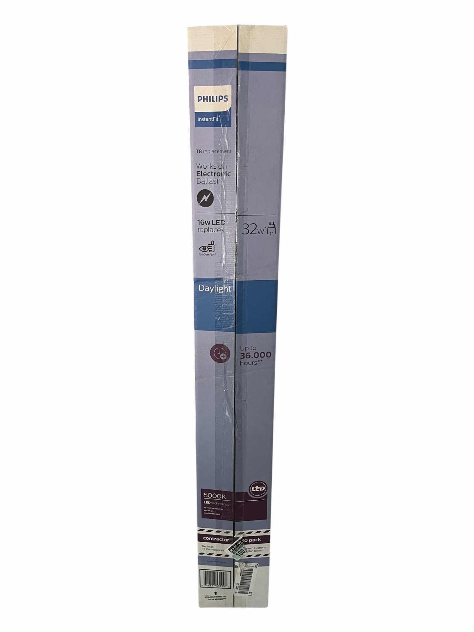 Photo 1 of PHILLIPS 10-PACK INSTANT FIT DAYLIGHT 16W 48” LED TUBE LIGHTBULBS