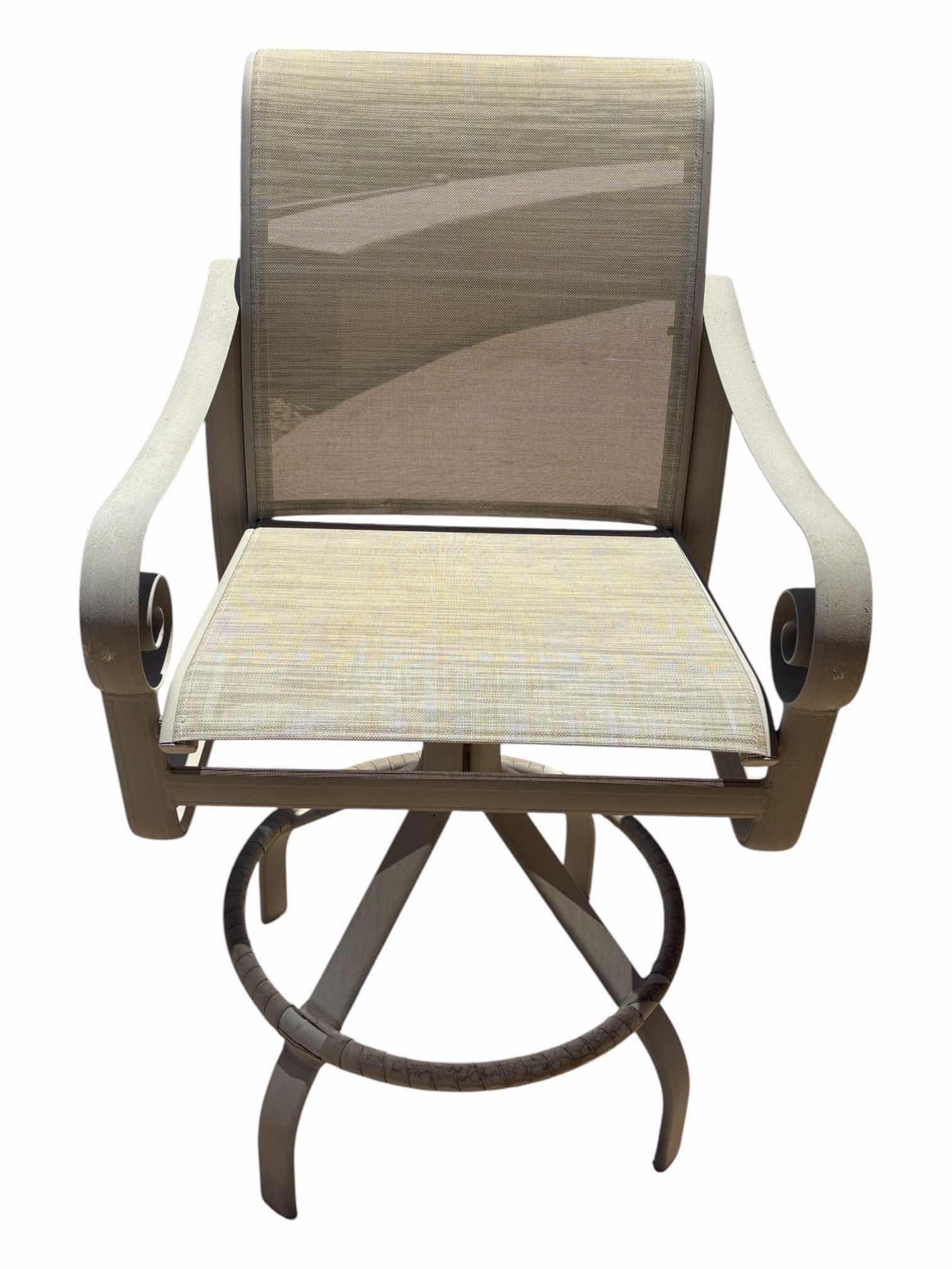 Photo 1 of TROPITONE MESH PATIO SWIVEL BARSTOOL 24“ X 25“ H45“