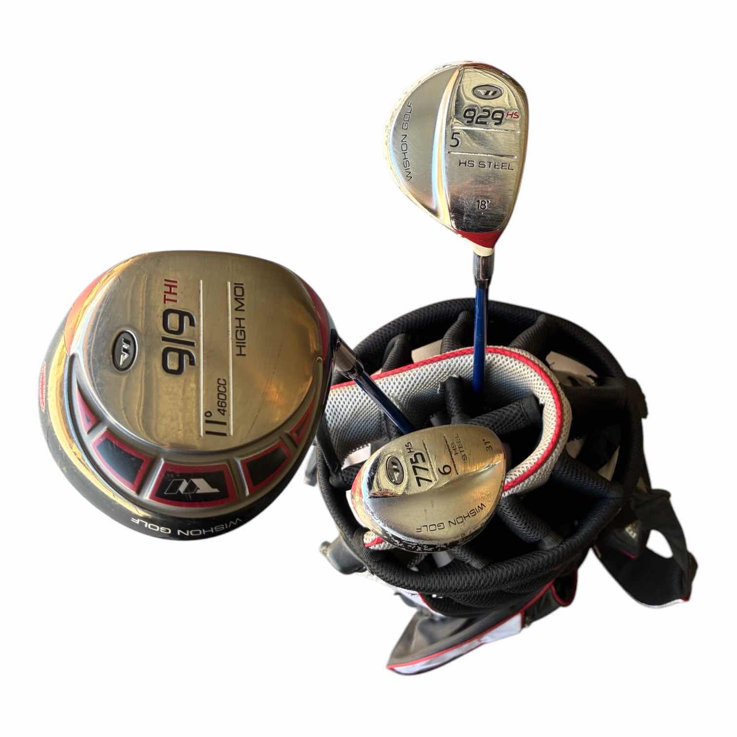 Photo 1 of WISHON GOLF DRIVERS & ERGONOMIX GOLF BAG